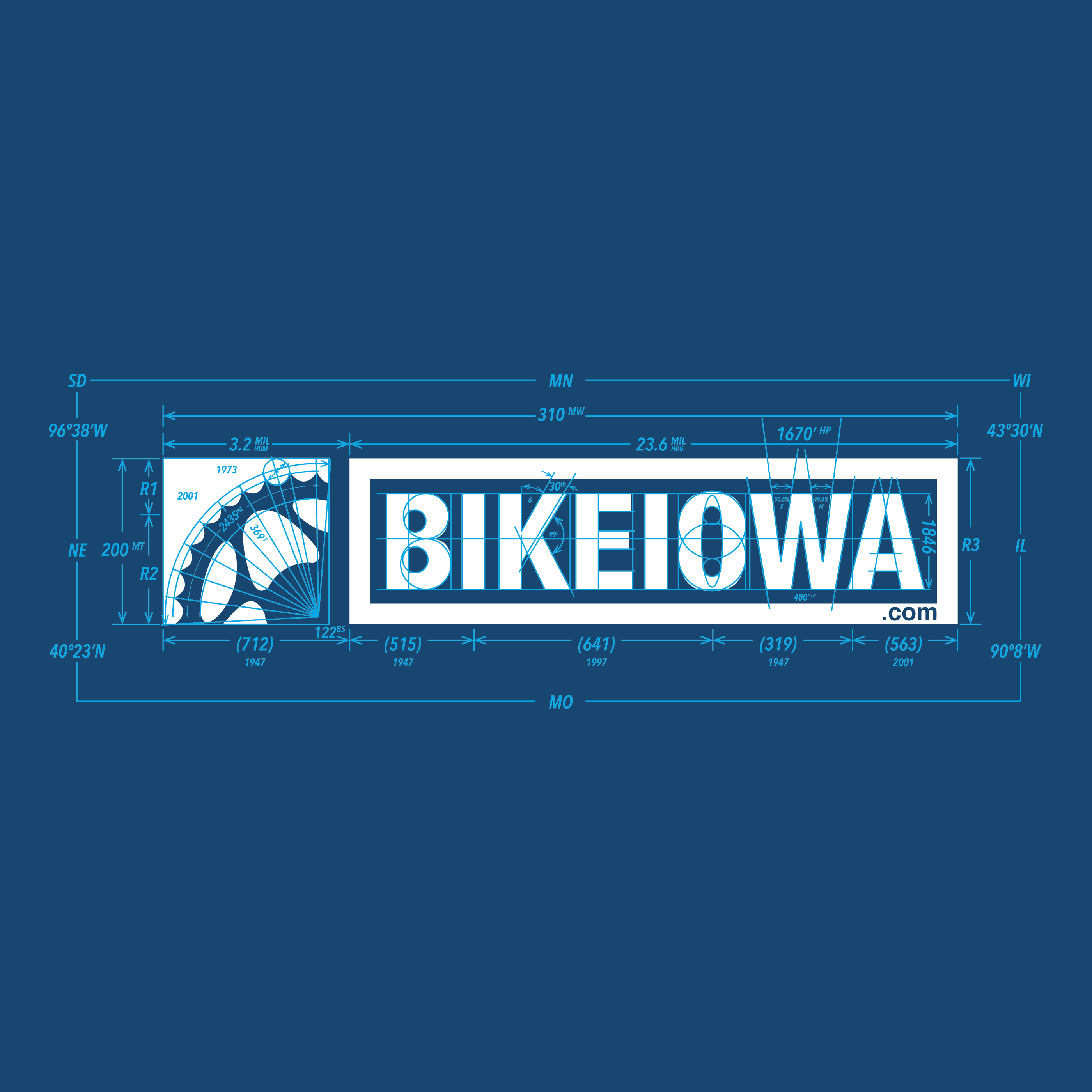 BIKEIOWA "BLUEPRINT" COLLECTION