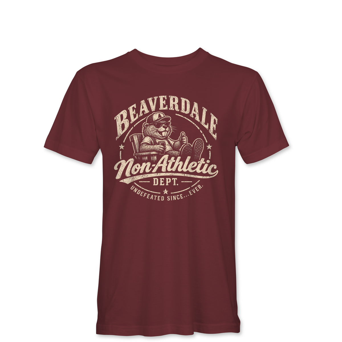 "BEAVERDALE NON-ATHLETIC DEPT." Unisex Heather Softstyle T-Shirt