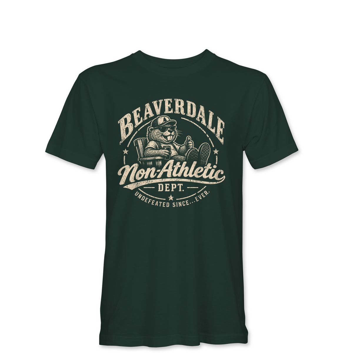 "BEAVERDALE NON-ATHLETIC DEPT." Unisex Heather Softstyle T-Shirt