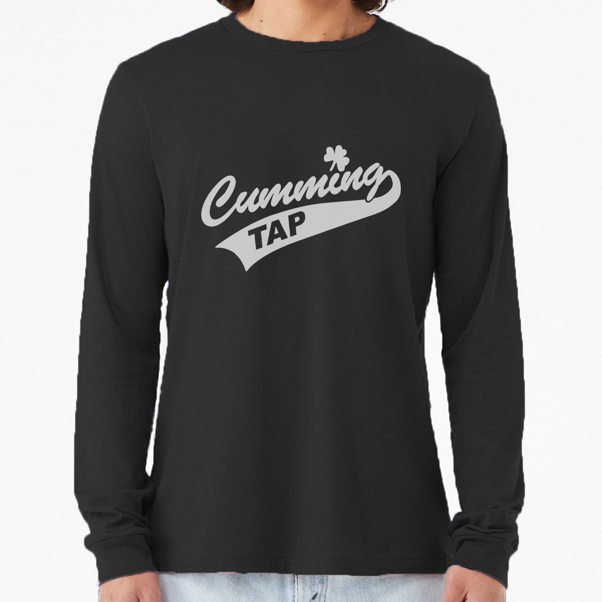 "Cumming Tap" Unisex Heather Long Sleeve T-Shirts
