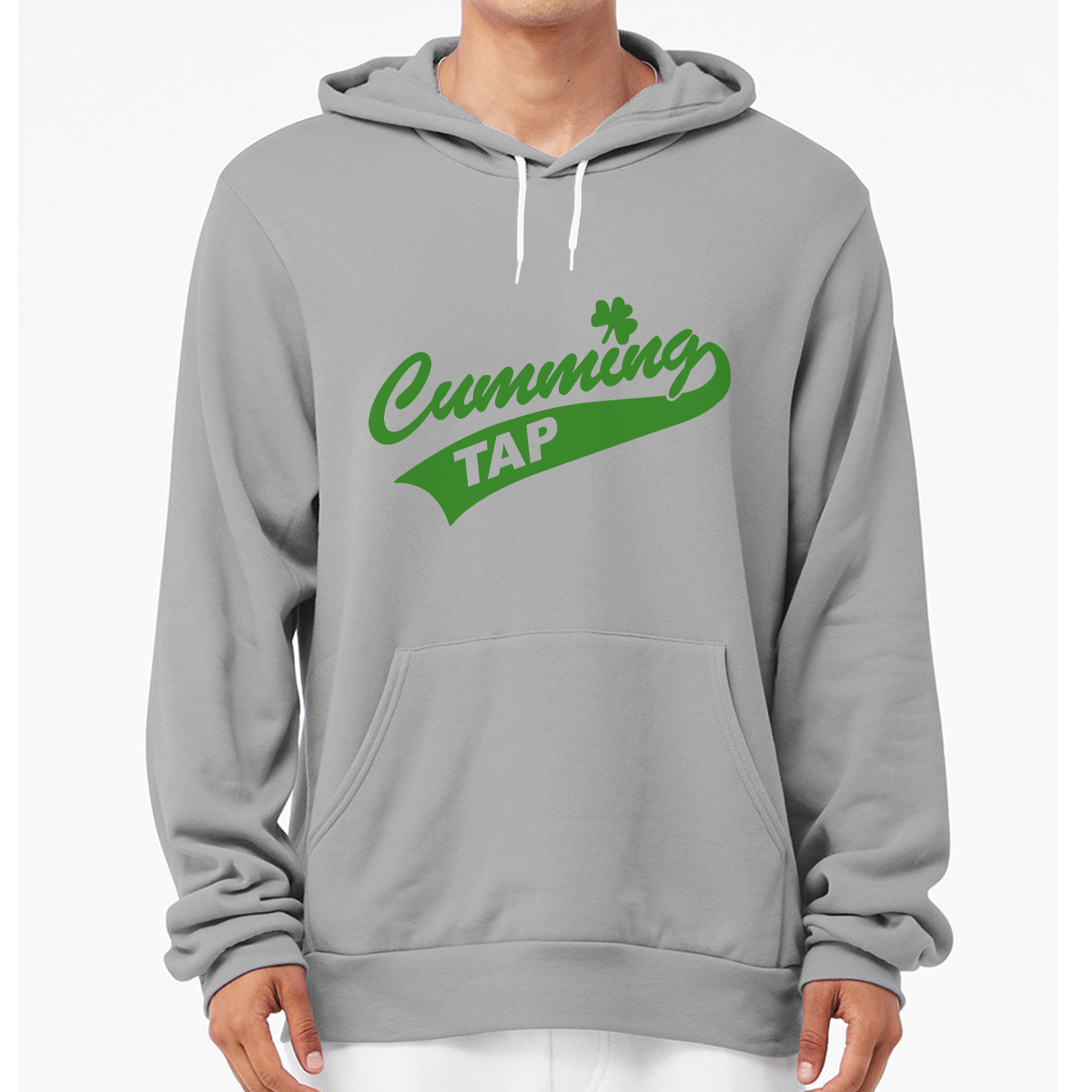 "Cumming Tap" Unisex Heather Hooded Sweatshirt