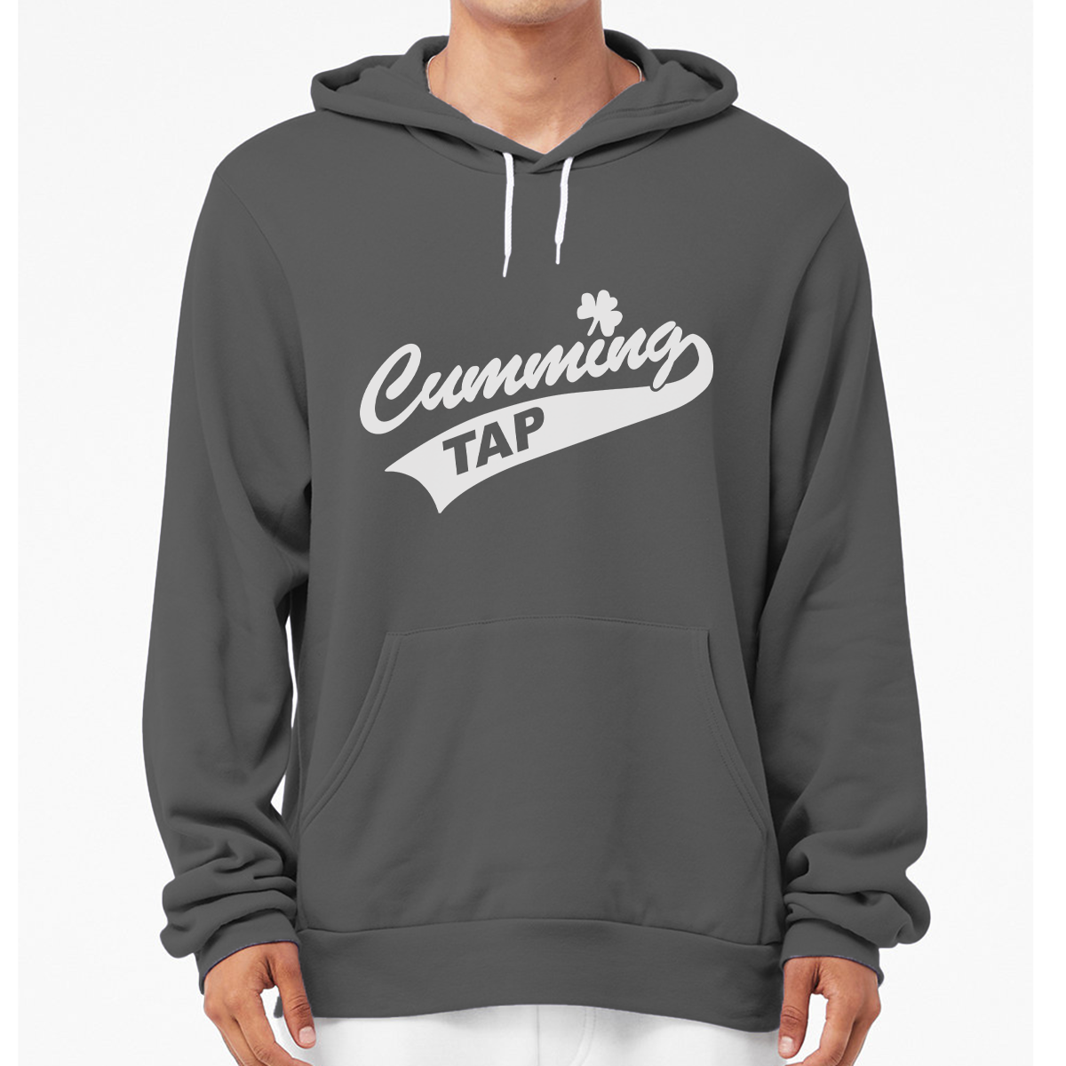 "Cumming Tap" Unisex Heather Hooded Sweatshirt
