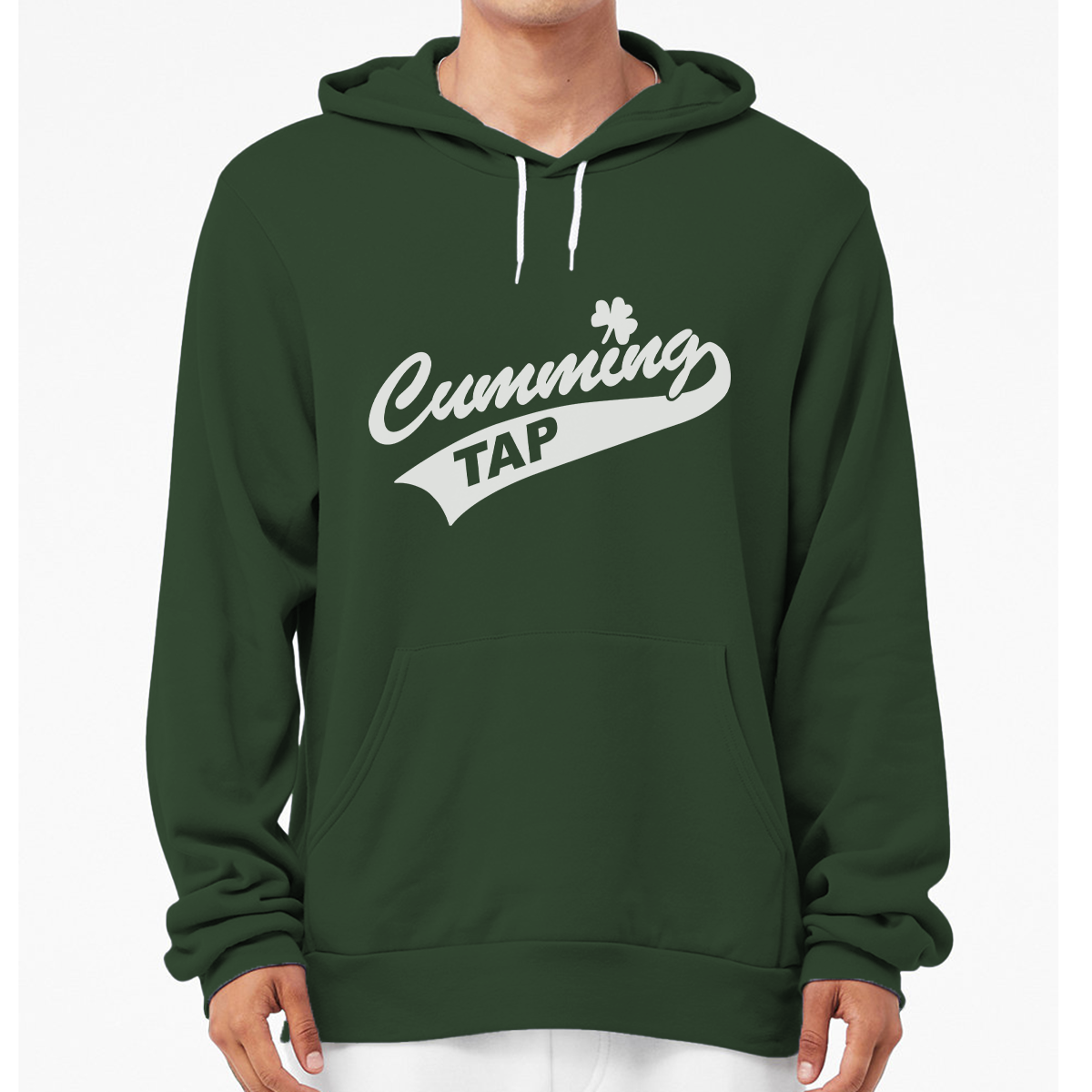 "Cumming Tap" Unisex Heather Hooded Sweatshirt