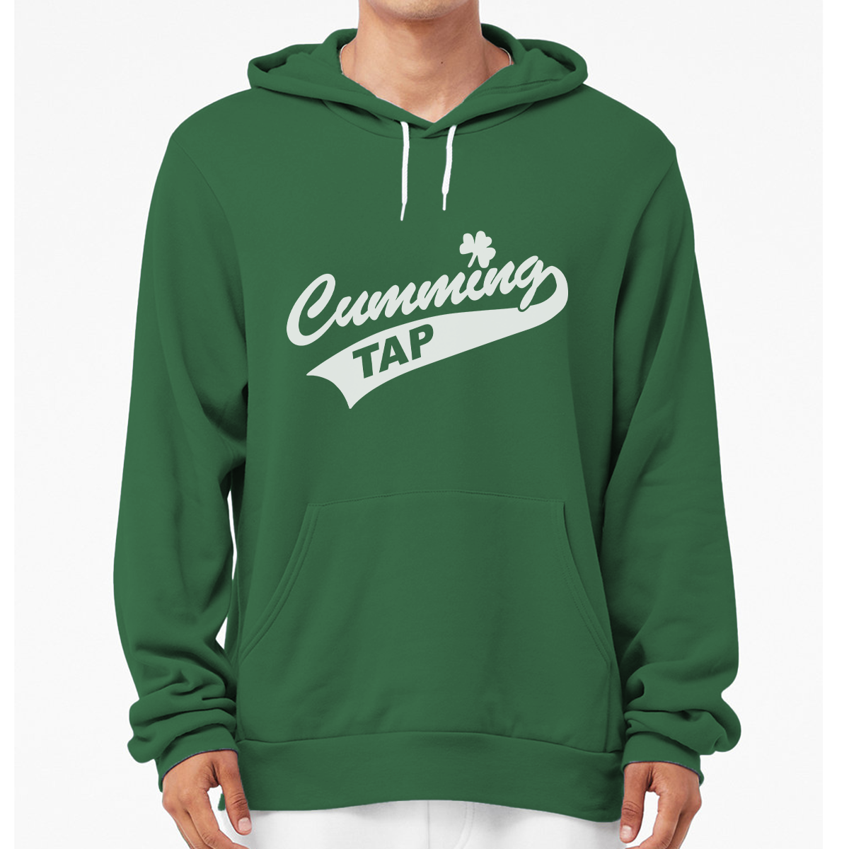 "Cumming Tap" Unisex Heather Hooded Sweatshirt