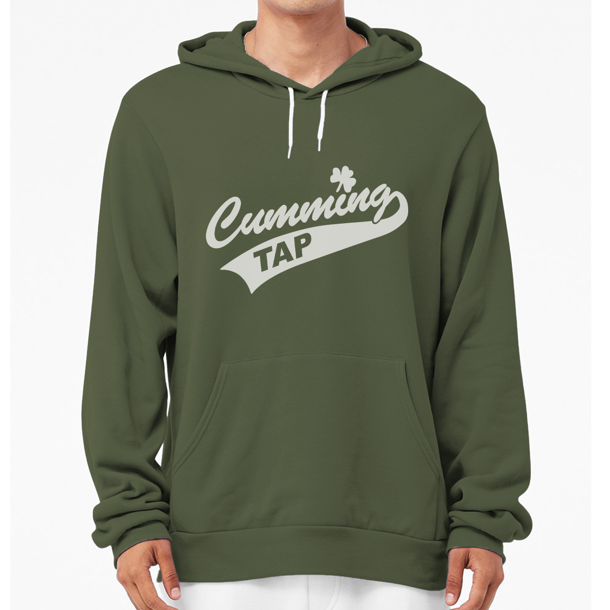 "Cumming Tap" Unisex Heather Hooded Sweatshirt