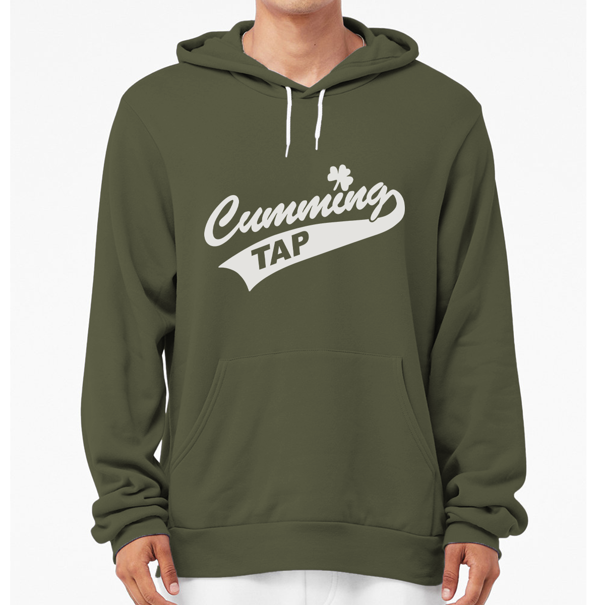 "Cumming Tap" Unisex Heather Hooded Sweatshirt