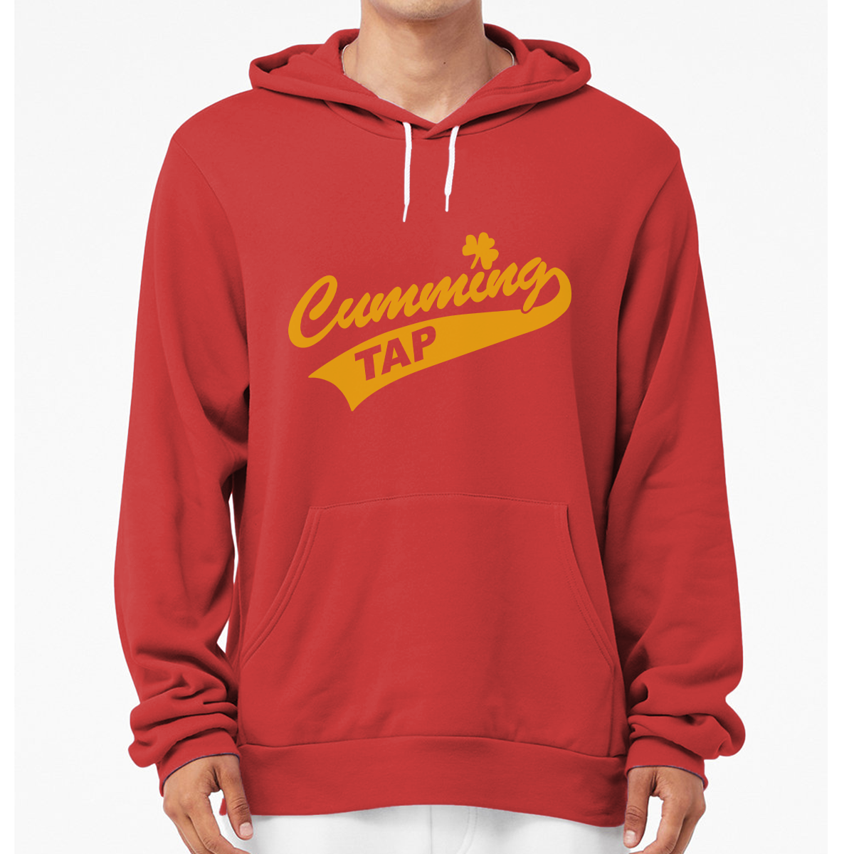 "Cumming Tap" Unisex Heather Hooded Sweatshirt