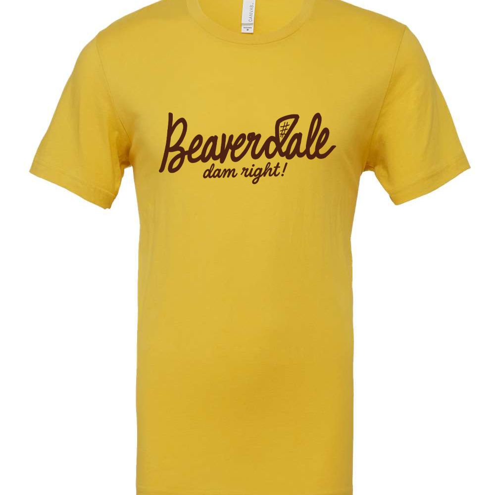 "BEAVERDALE DAM RIGHT" Bella + Canvas Unisex Jersey Tee - 3001
