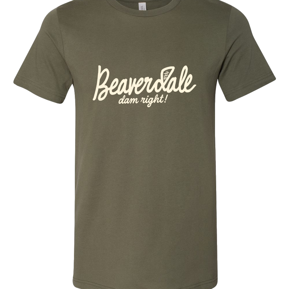 "BEAVERDALE DAM RIGHT" Bella + Canvas Unisex Jersey Tee - 3001