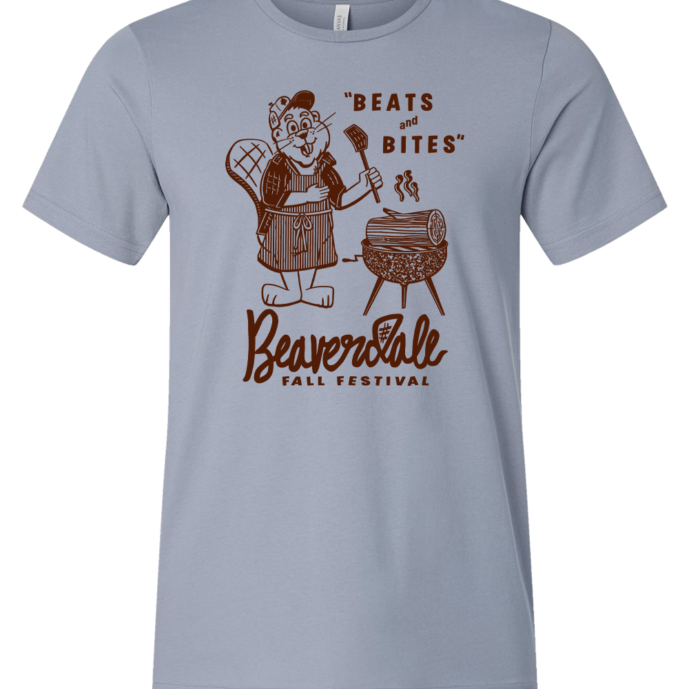 "BEAVERDALE FALL FESTIVAL 1 COLOR LOGO" Bella + Canvas Unisex Jersey Tee - 3001