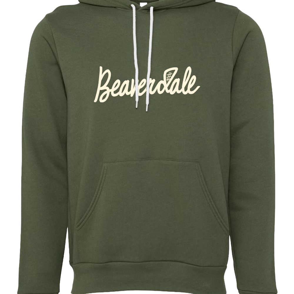 "BEAVERDALE" Bella + Canvas Unisex Sponge Fleece Hoodie Sweatshirt - 3719