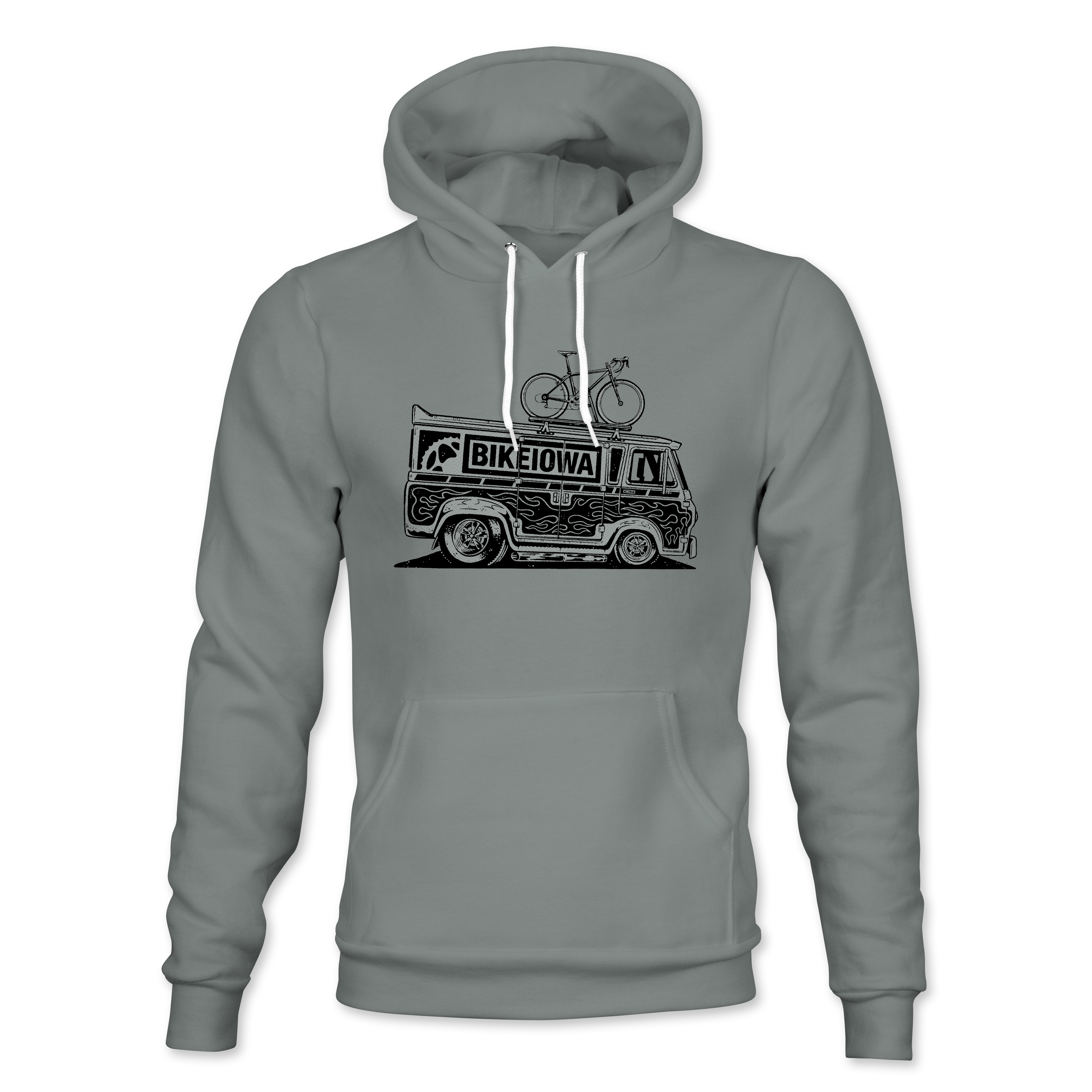 BIKEIOWA "RAD VAN" UNISEX HOODIE