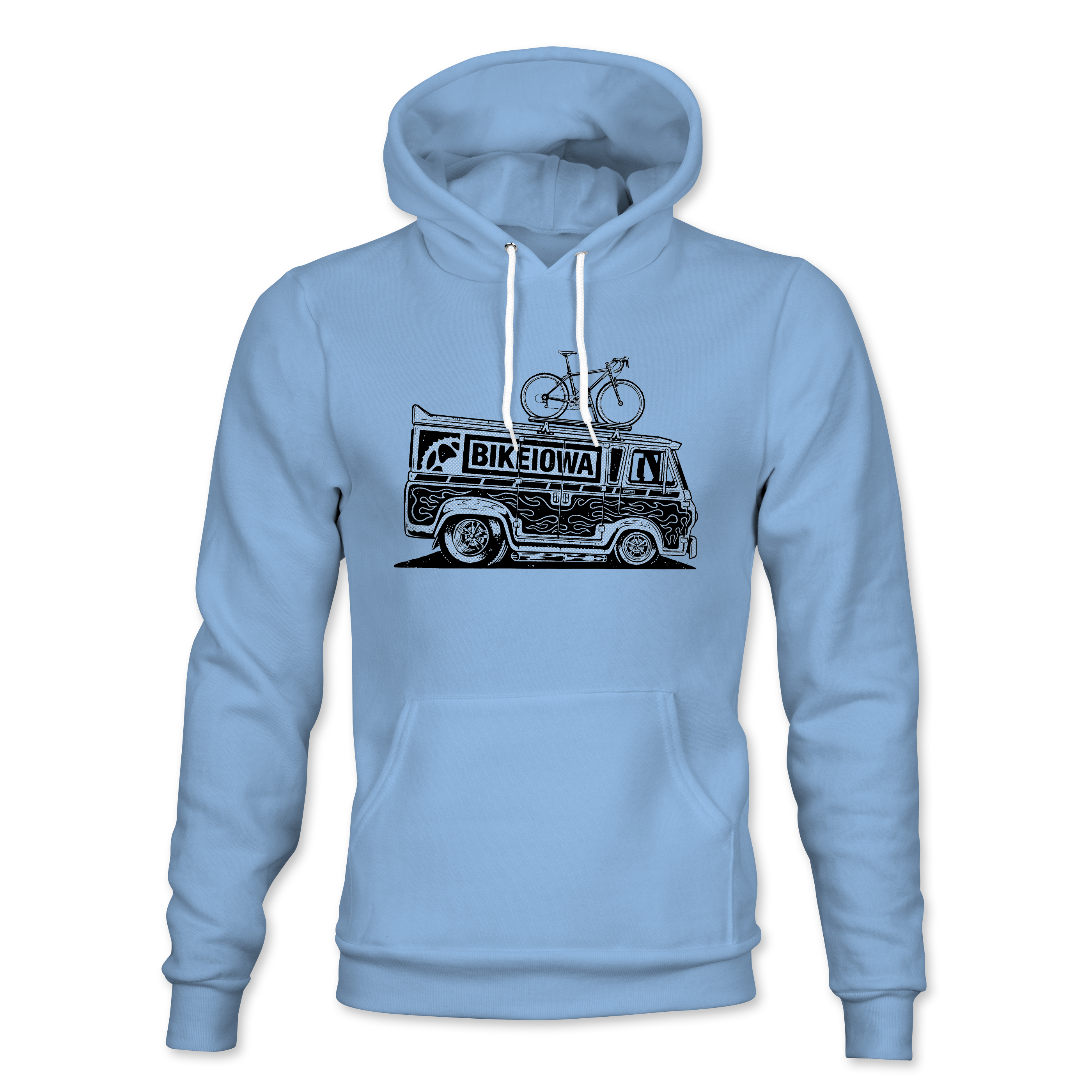 BIKEIOWA "RAD VAN" UNISEX HOODIE