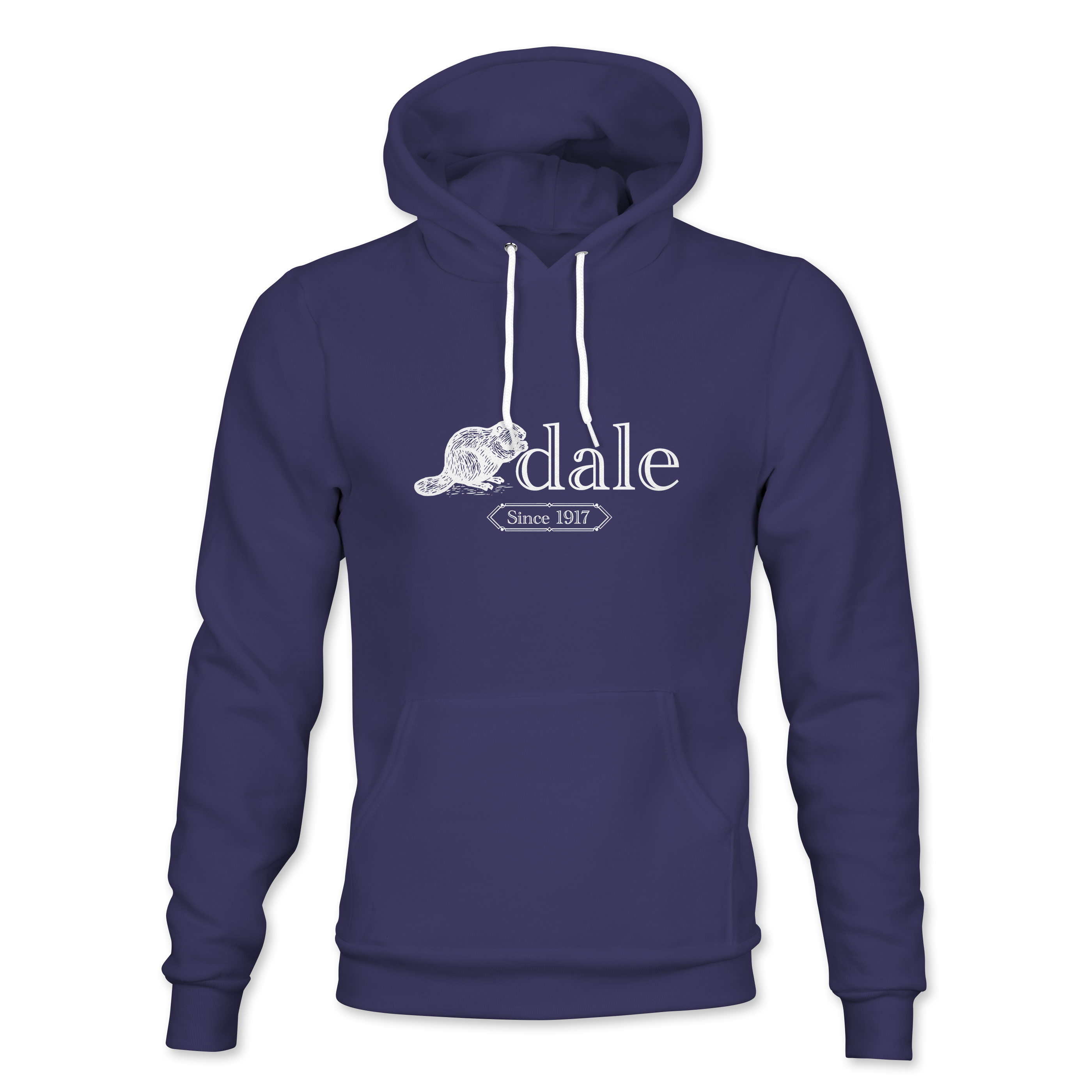 "BNA DALE SINCE 1917" Bella + Canvas Unisex Sponge Fleece Hoodie Sweatshirt - 3719