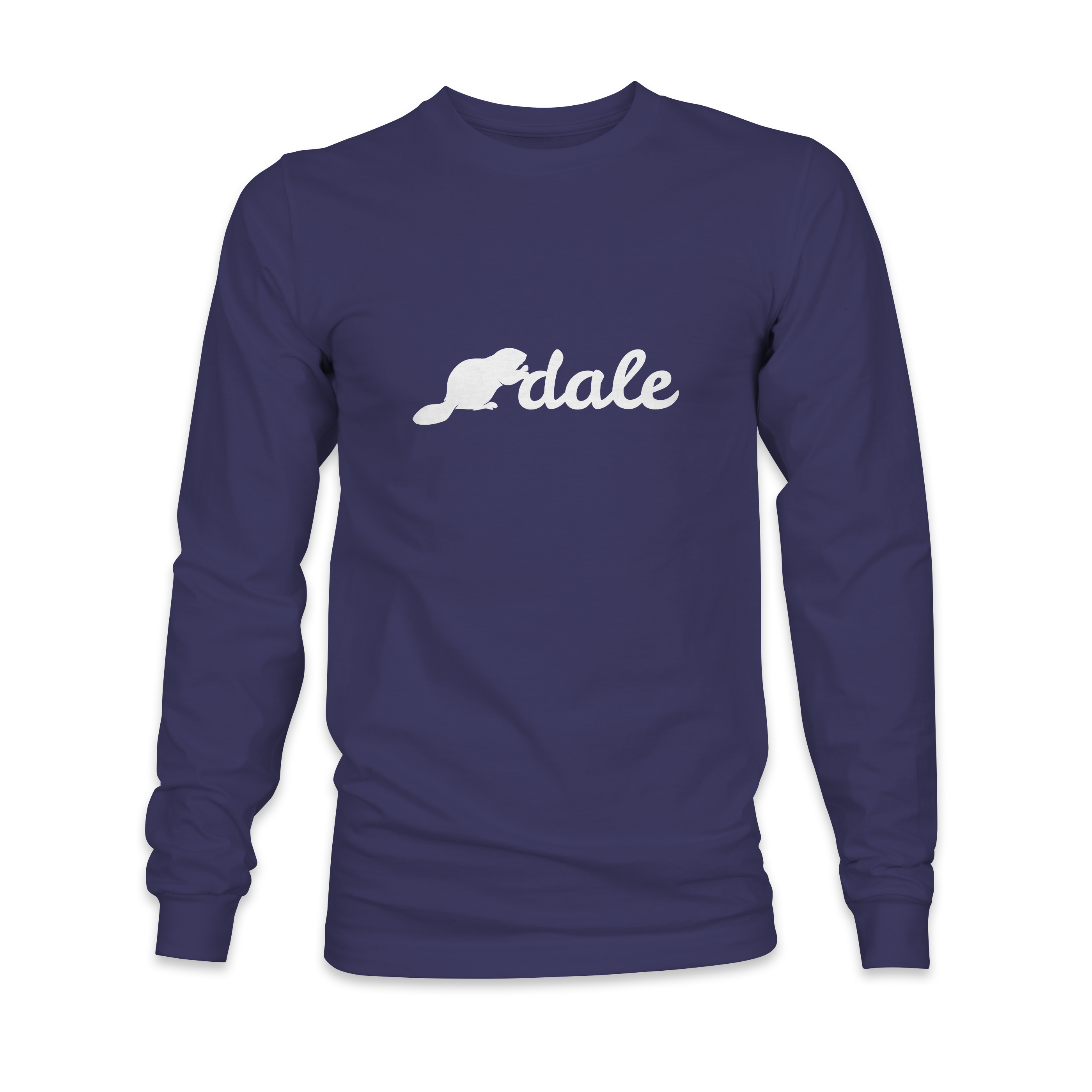 "BNA DALE" Bella + Canvas Heather CVC Unisex Long Sleeve Tee - 3501CVC