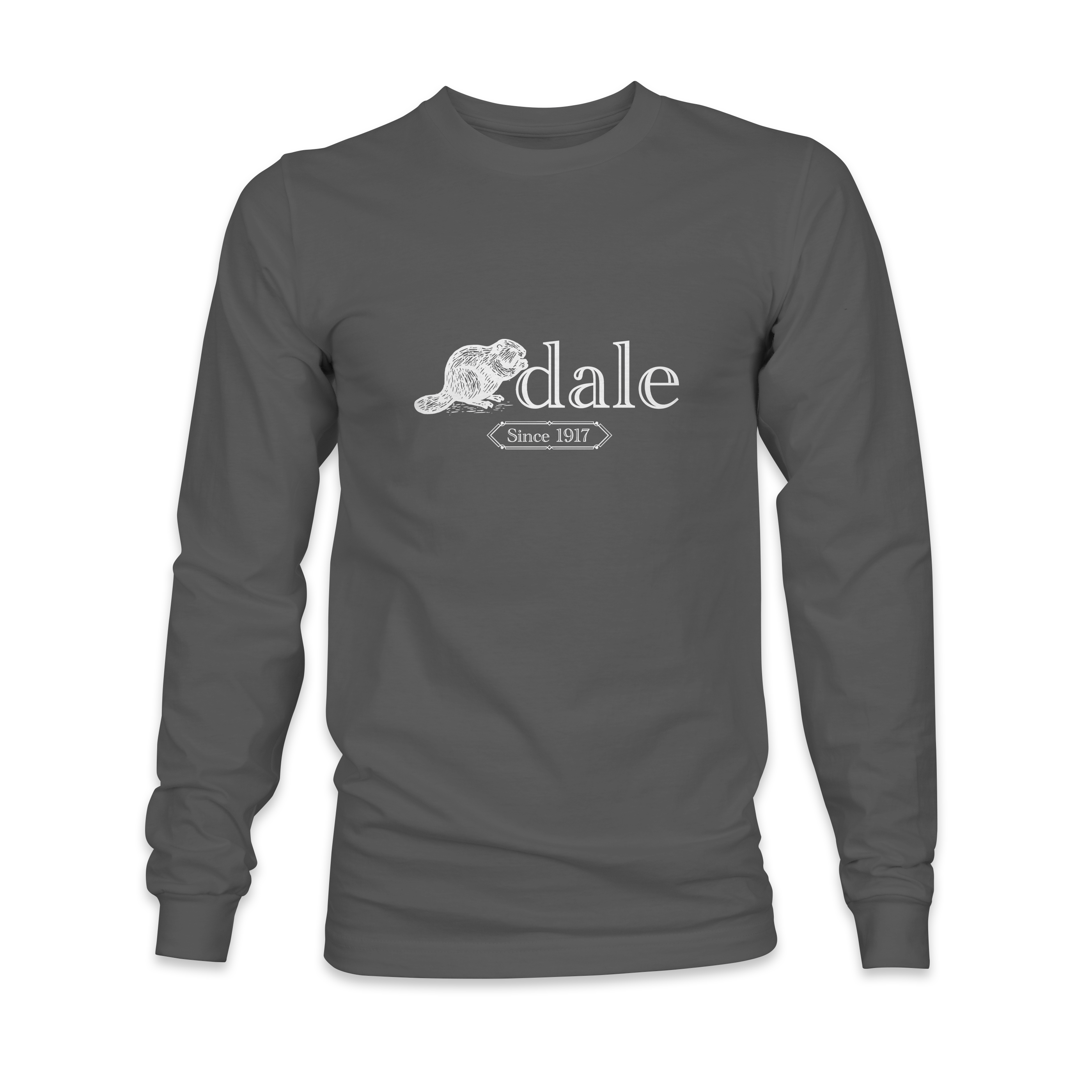 "BNA DALE SINCE 1917" Bella + Canvas Heather CVC Unisex Long Sleeve Tee - 3501CVC