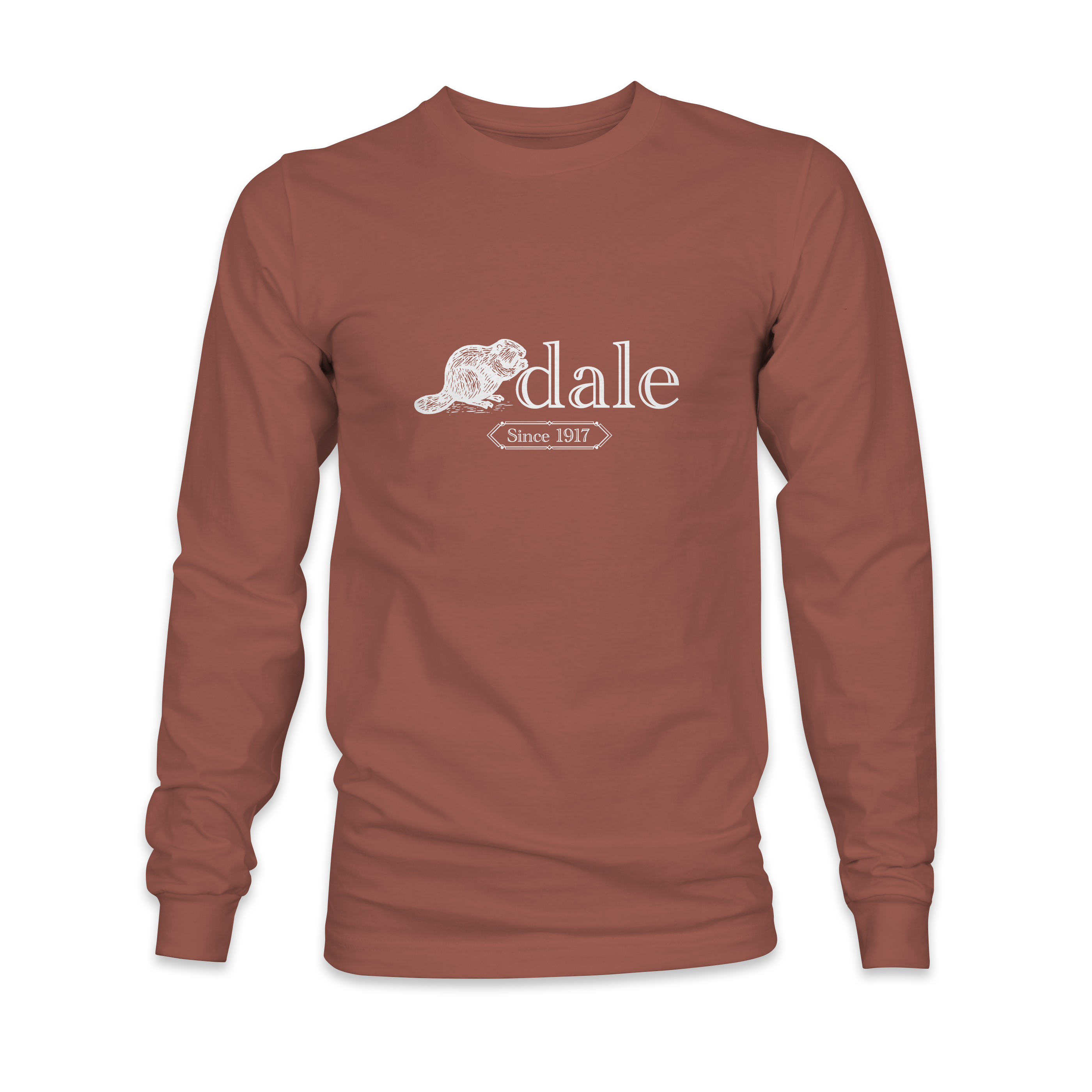 "BNA DALE SINCE 1917" Bella + Canvas Heather CVC Unisex Long Sleeve Tee - 3501CVC