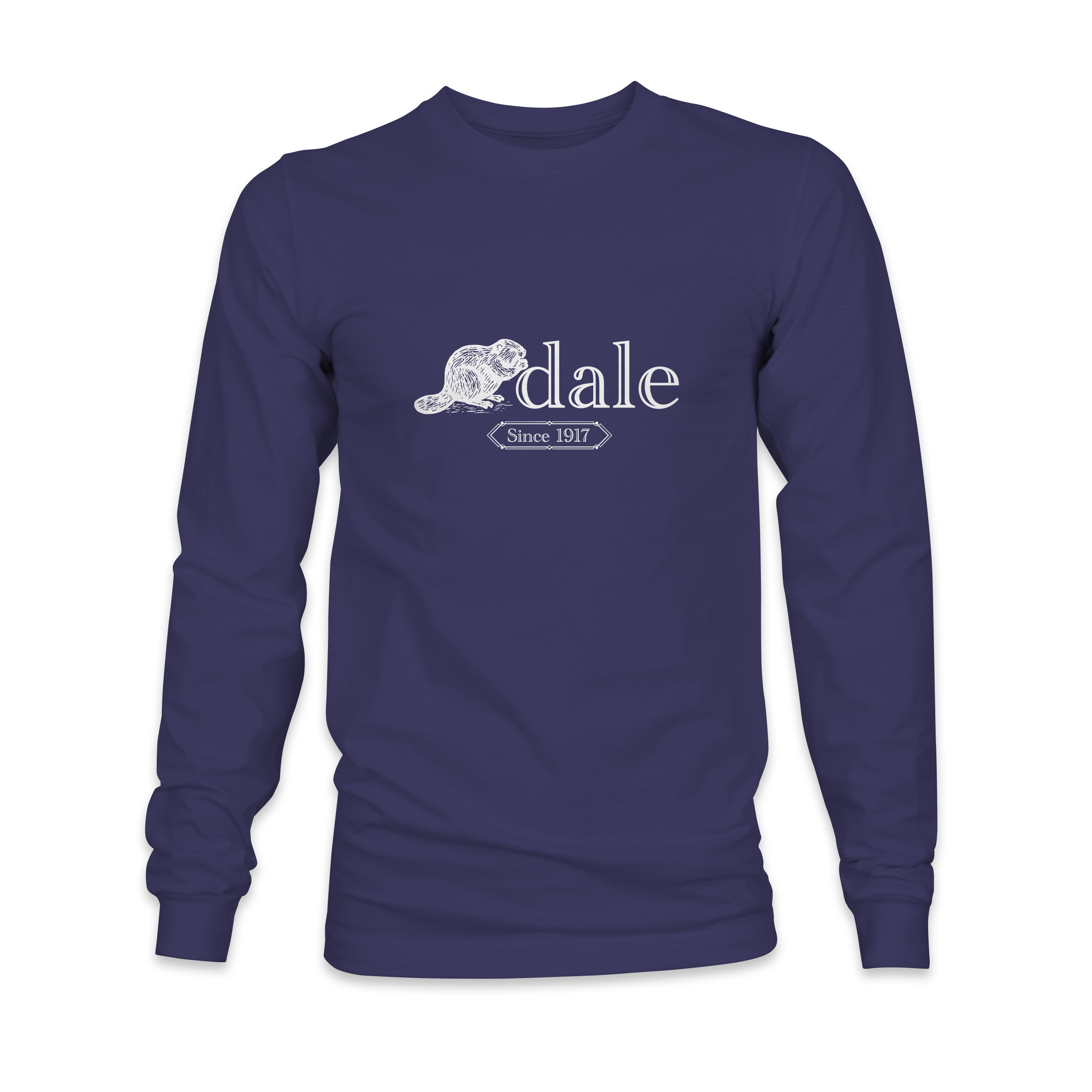 "BNA DALE SINCE 1917" Bella + Canvas Heather CVC Unisex Long Sleeve Tee - 3501CVC