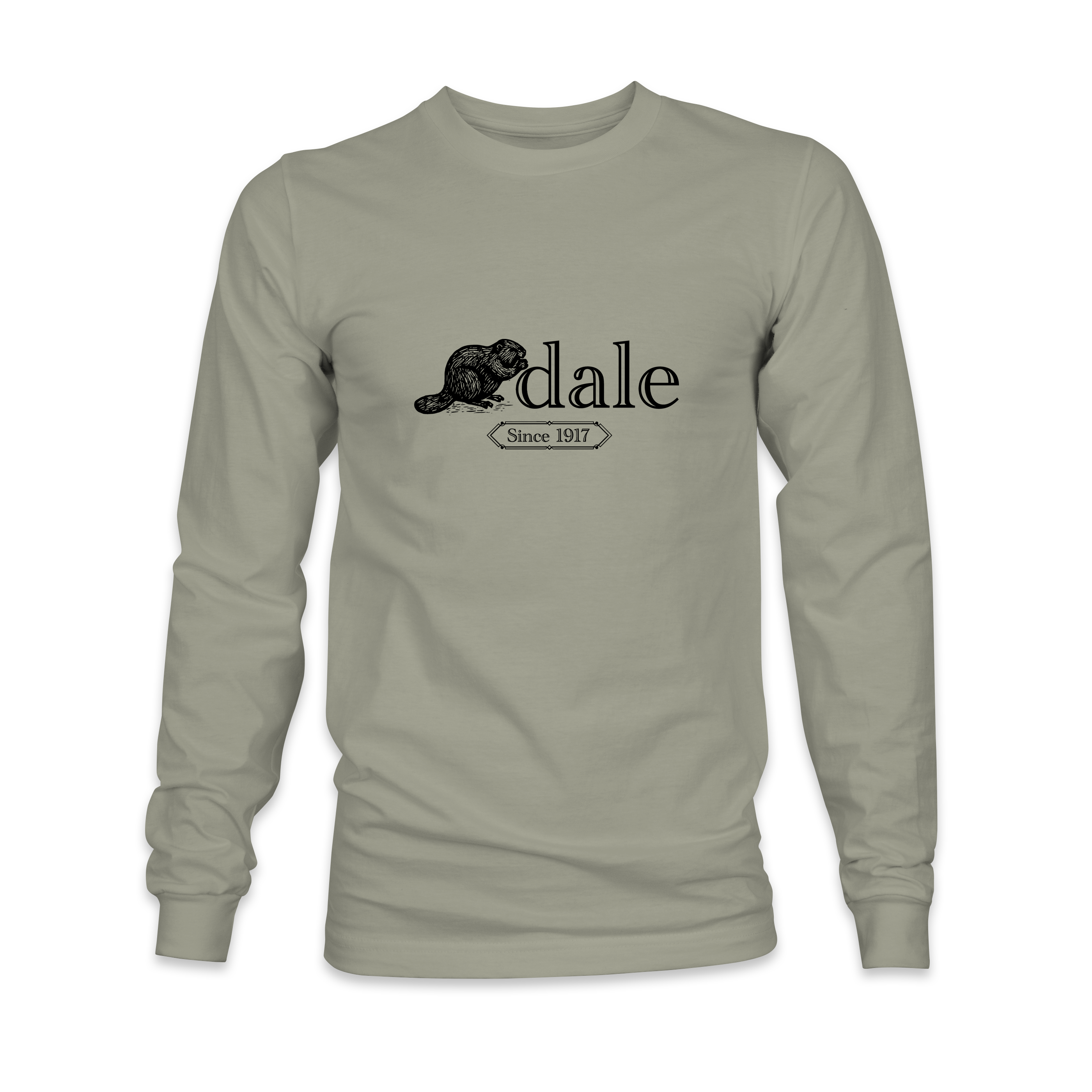 "BNA DALE SINCE 1917" Bella + Canvas Heather CVC Unisex Long Sleeve Tee - 3501CVC