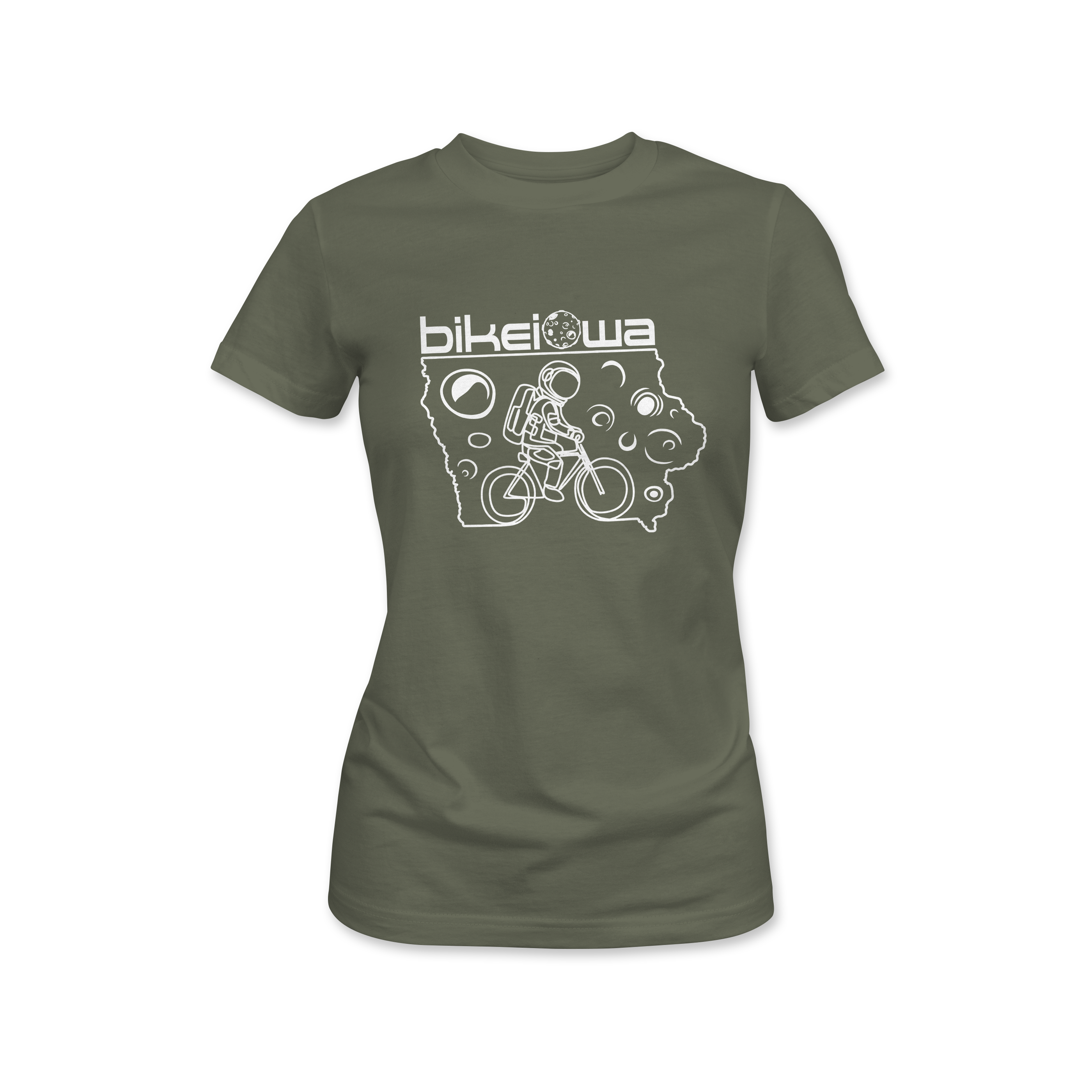 BIKEIOWA "BIKERNAUT" LADIES T-SHIRT