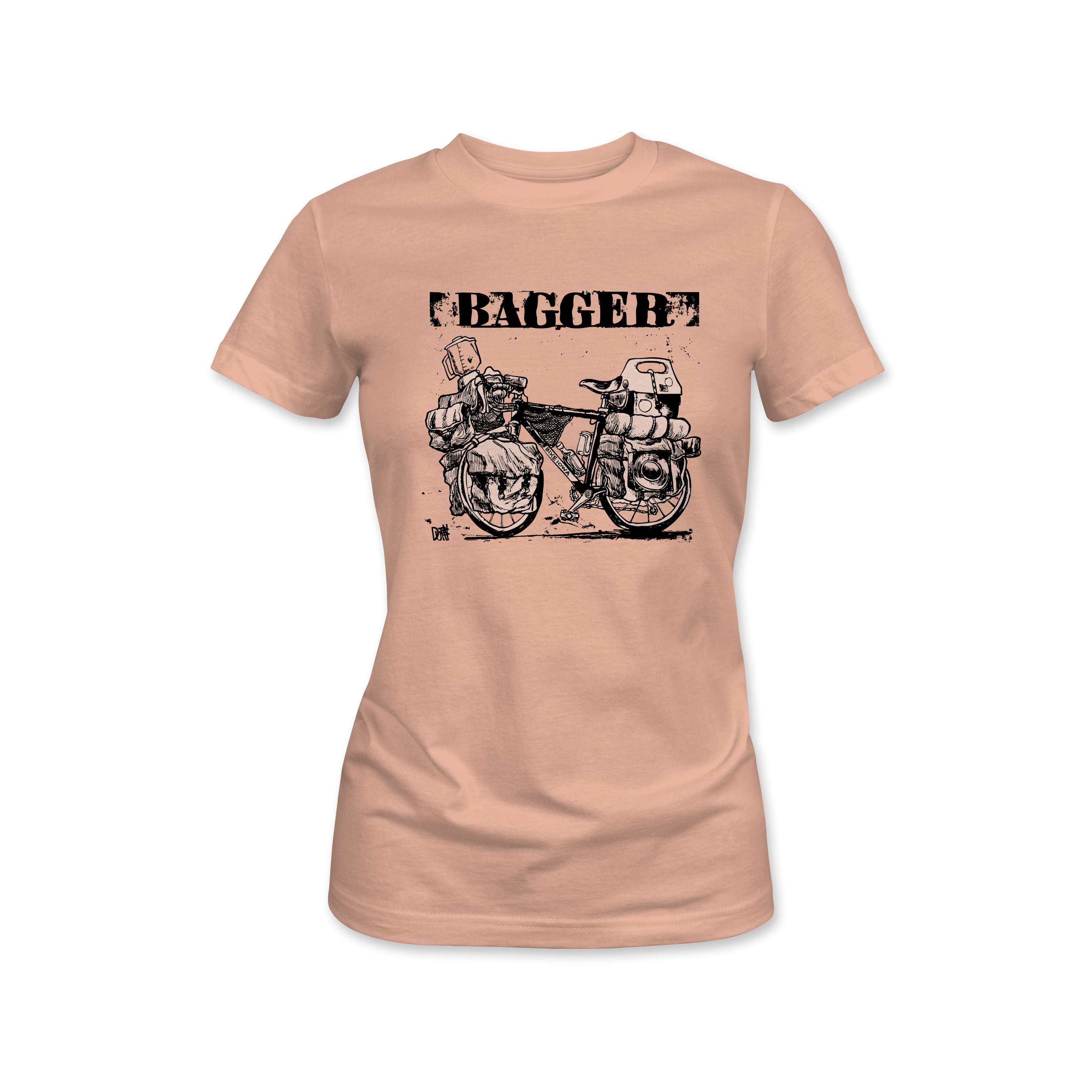 BIKEIOWA "BAGGER" LADIES T-SHIRT