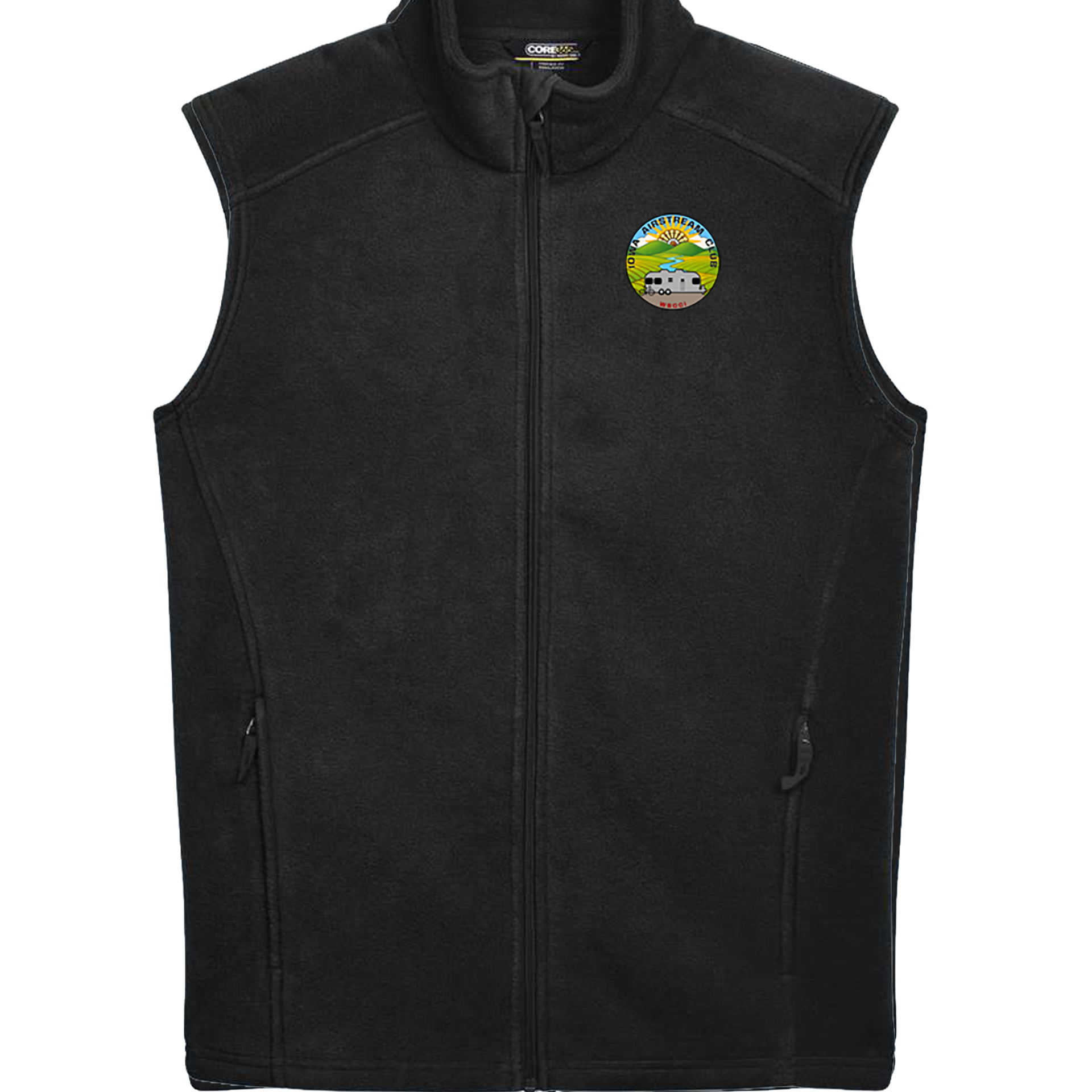 "IOWA AIRSTREAM CLUB" Core365 Men's Journey Fleece Vest - 88191