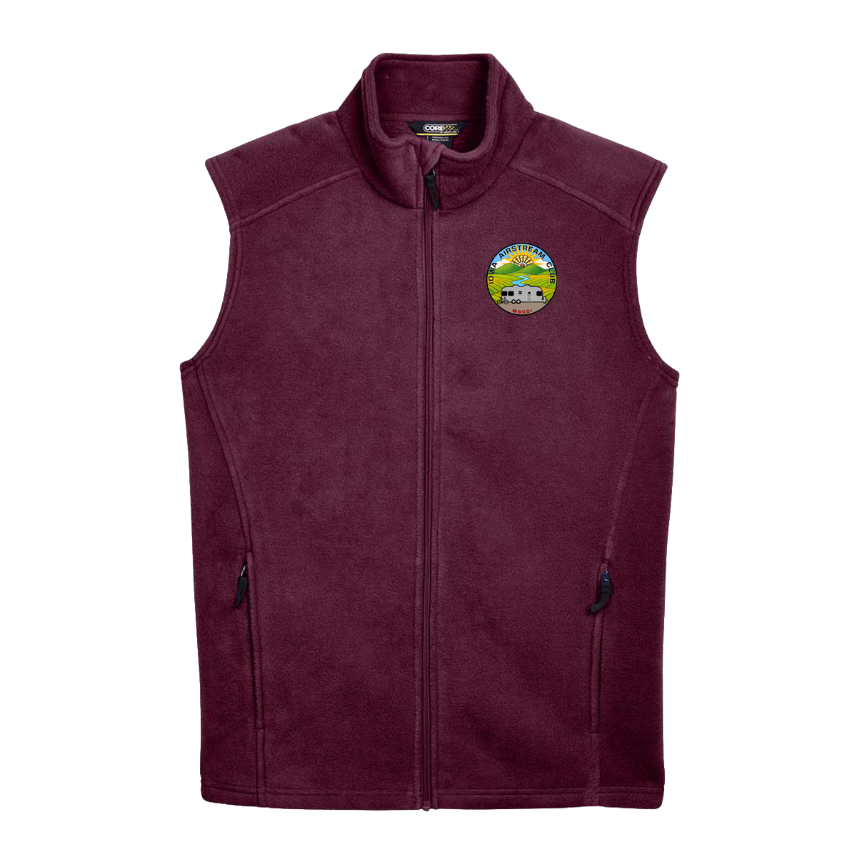 "IOWA AIRSTREAM CLUB" Core365 Men's Journey Fleece Vest - 88191