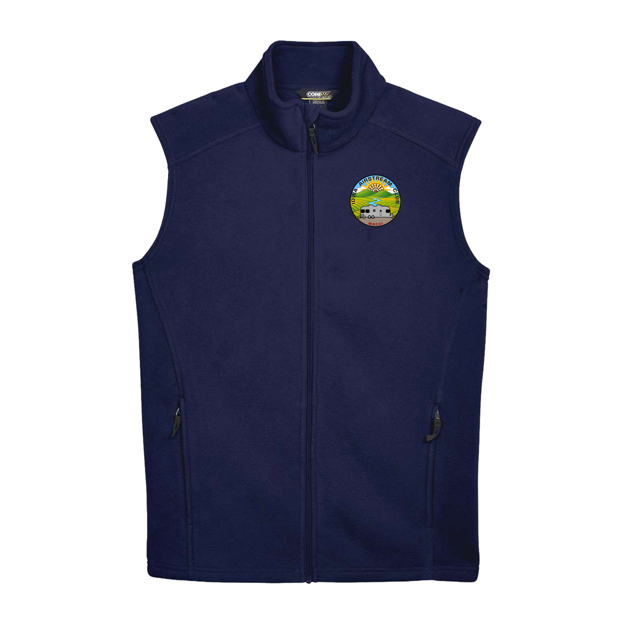 "IOWA AIRSTREAM CLUB" Core365 Men's Journey Fleece Vest - 88191