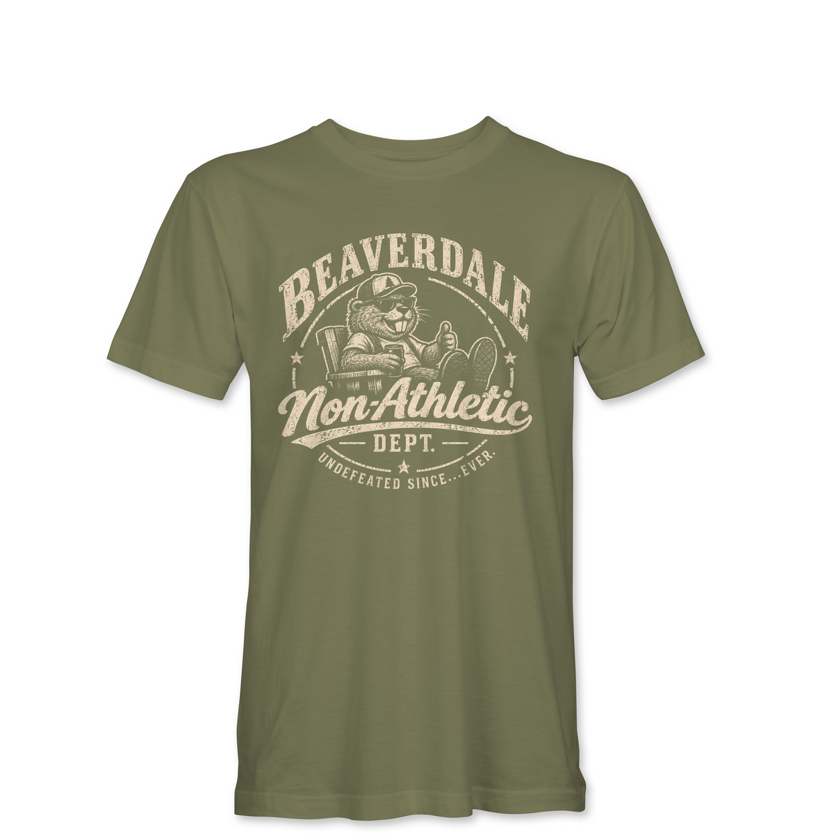 "BEAVERDALE NON-ATHLETIC DEPT." Unisex Heather Softstyle T-Shirt
