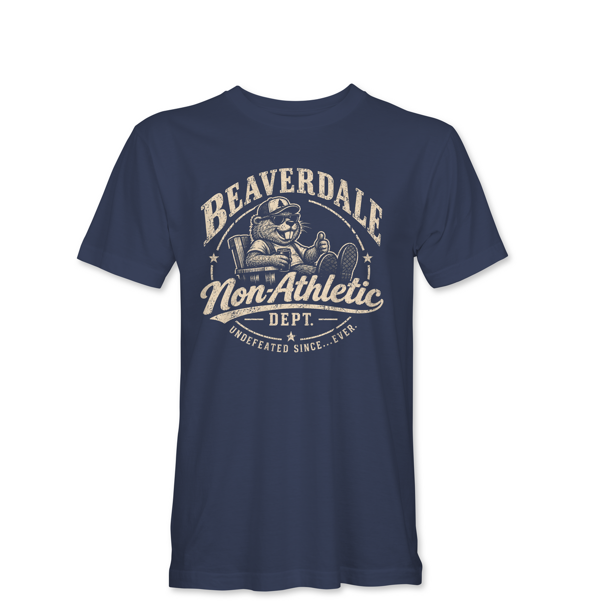 "BEAVERDALE NON-ATHLETIC DEPT." Unisex Heather Softstyle T-Shirt