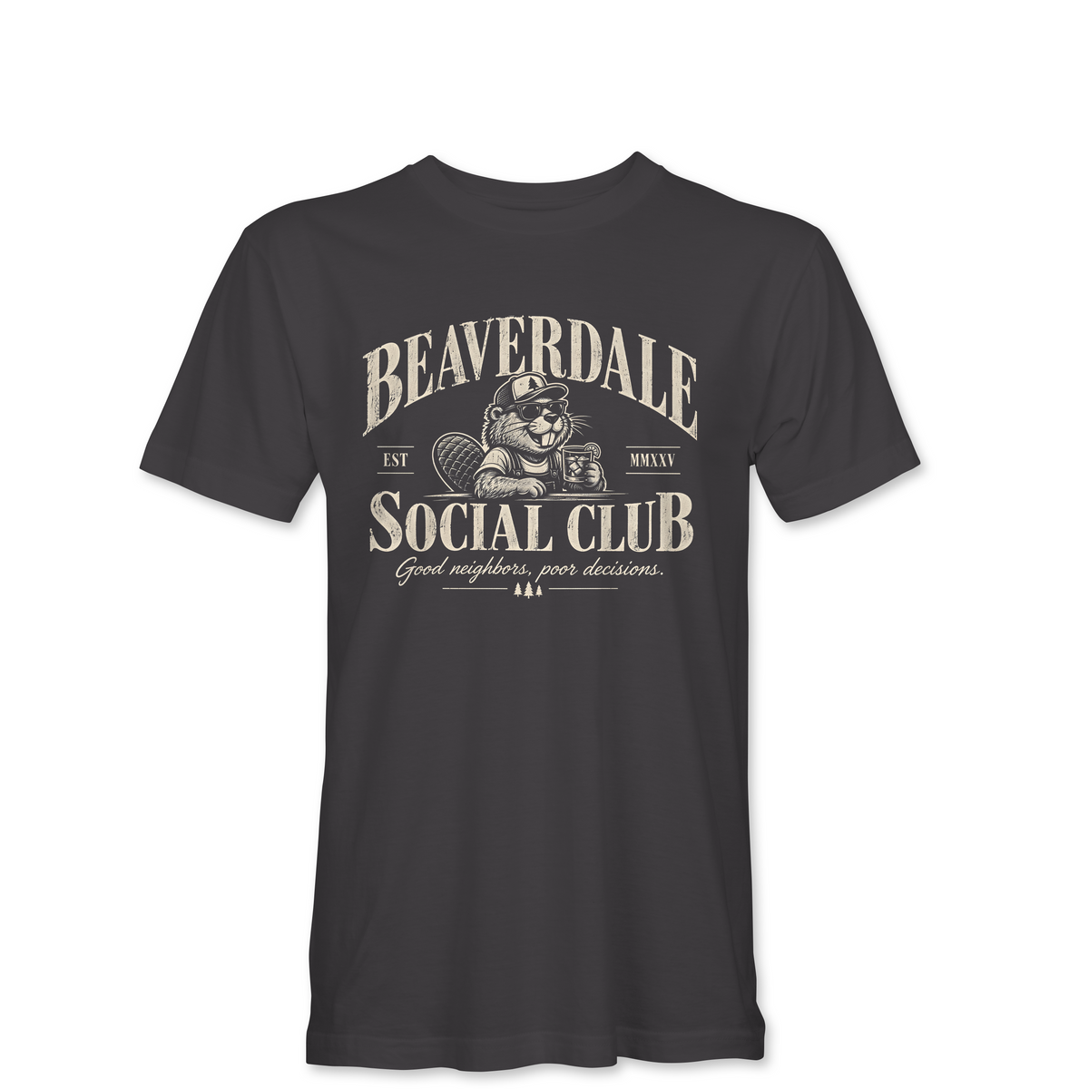 "BEAVERDALE SOCIAL CLUB" Unisex Heather Softstyle T-Shirt