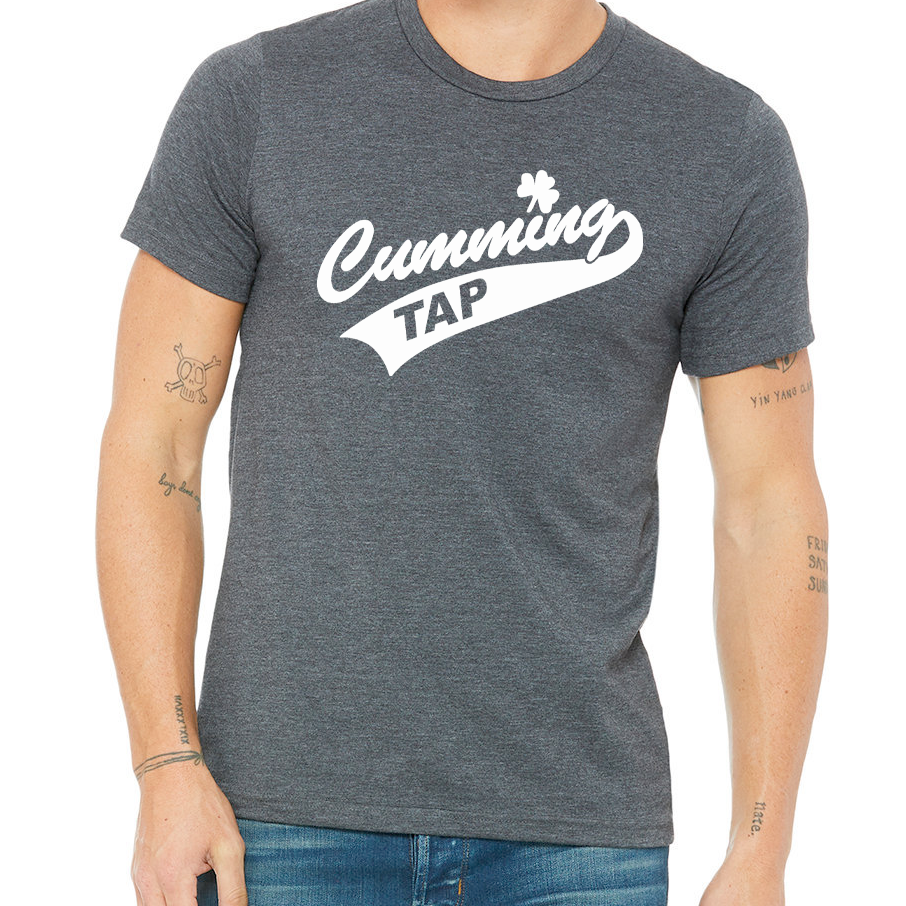 Cumming Tap Unisex Heather Short Sleeve T-Shirt