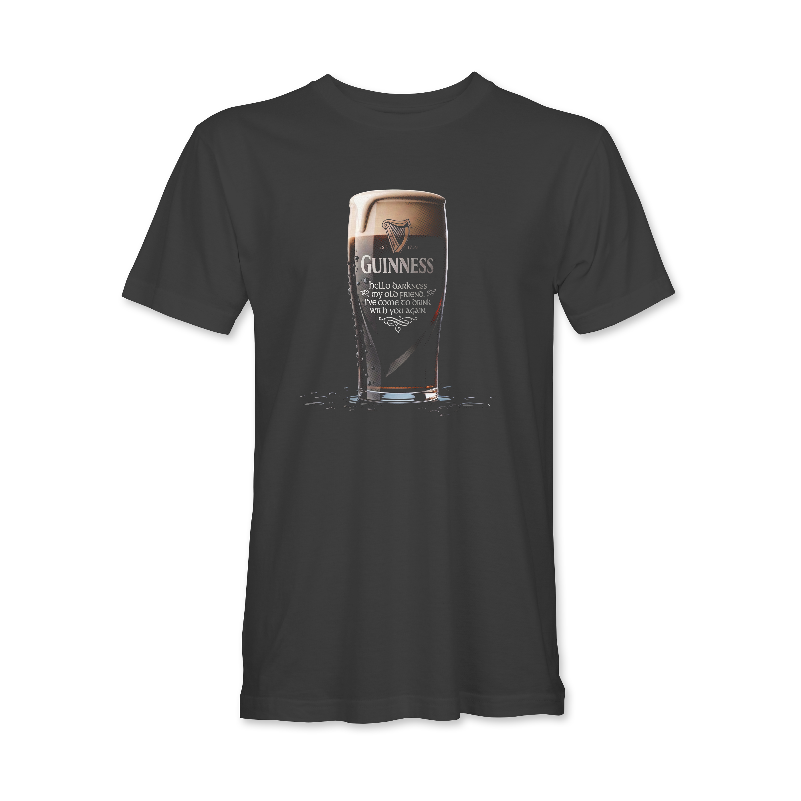 "HELLO DARKNESS" Bella + Canvas CVC Unisex Jersey Tee - 3001CVC