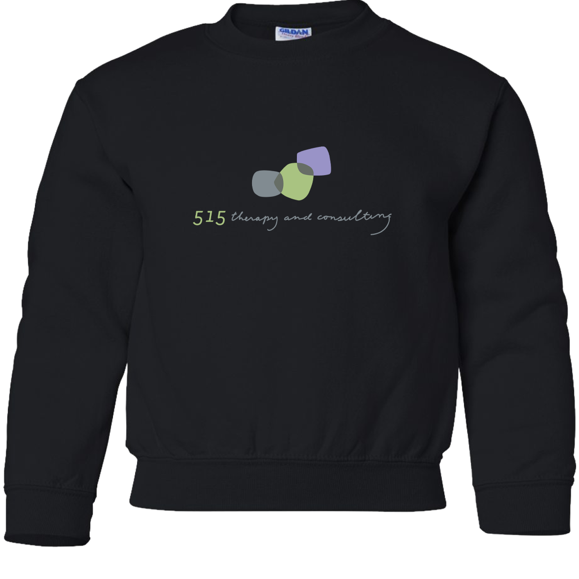 "515 THERAPY AND CONSULTING" Gildan Youth Heavy Blend™ Crewneck Sweatshirt - 18000B