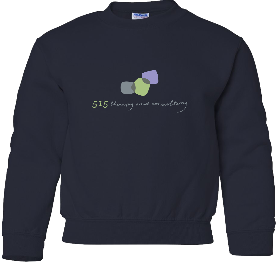 "515 THERAPY AND CONSULTING" Gildan Youth Heavy Blend™ Crewneck Sweatshirt - 18000B