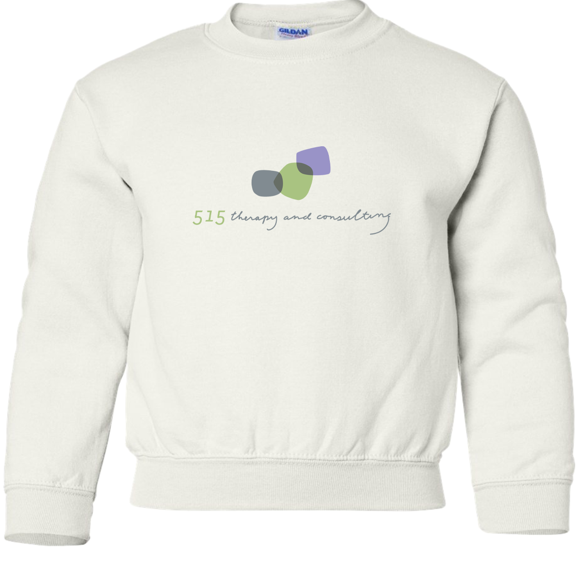 "515 THERAPY AND CONSULTING" Gildan Youth Heavy Blend™ Crewneck Sweatshirt - 18000B