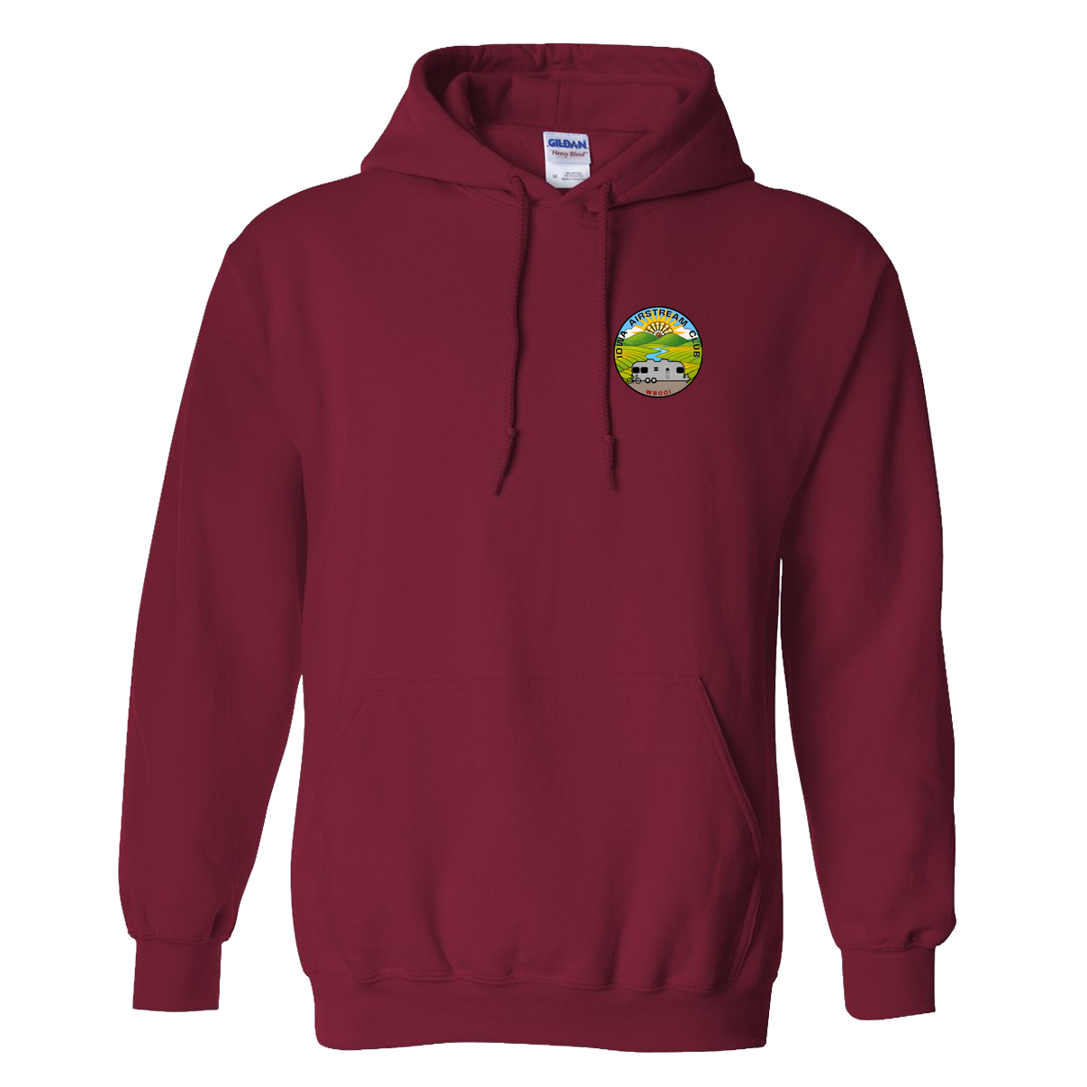 "IOWA AIRSTREAM CLUB" Gildan Unisex Heavy Blend™ Hooded Sweatshirt - 18500