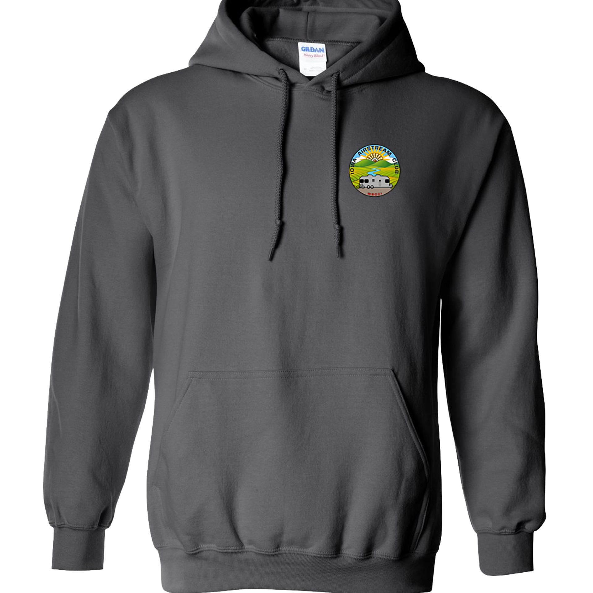 "IOWA AIRSTREAM CLUB" Gildan Unisex Heavy Blend™ Hooded Sweatshirt - 18500