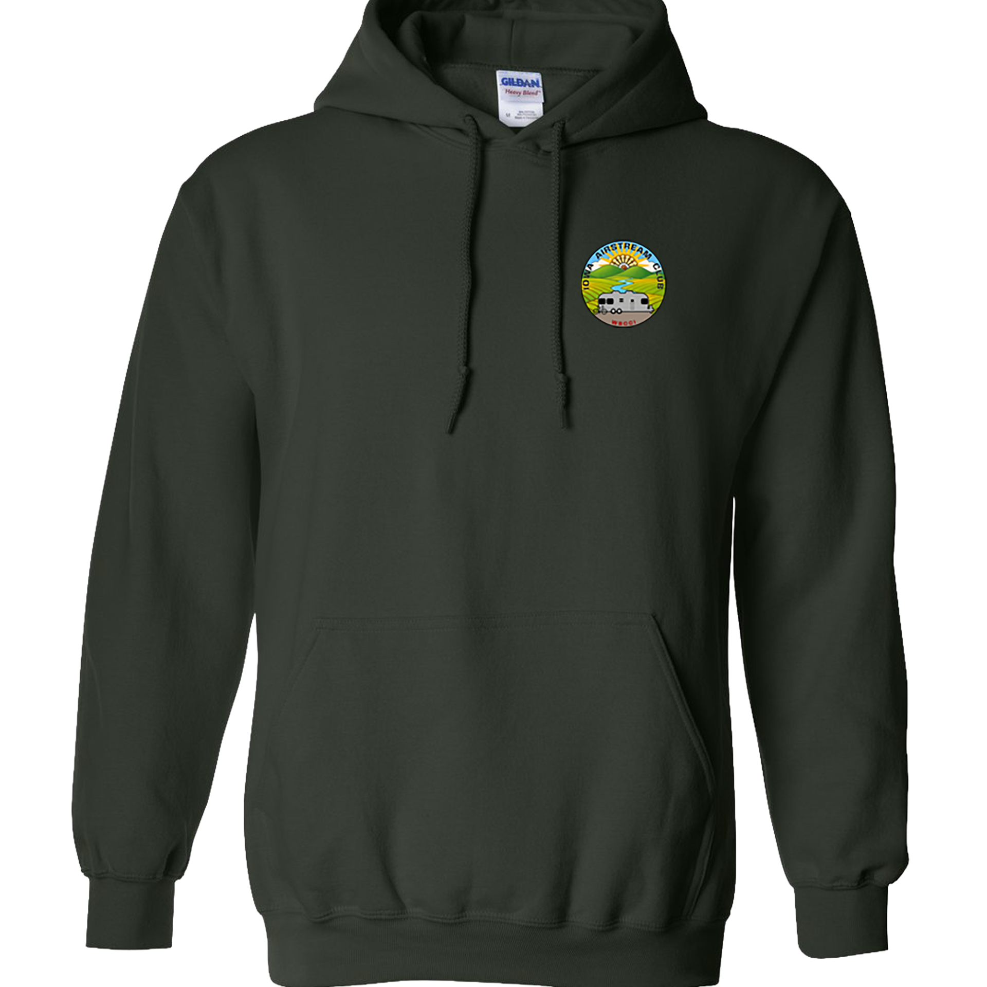 "IOWA AIRSTREAM CLUB" Gildan Unisex Heavy Blend™ Hooded Sweatshirt - 18500