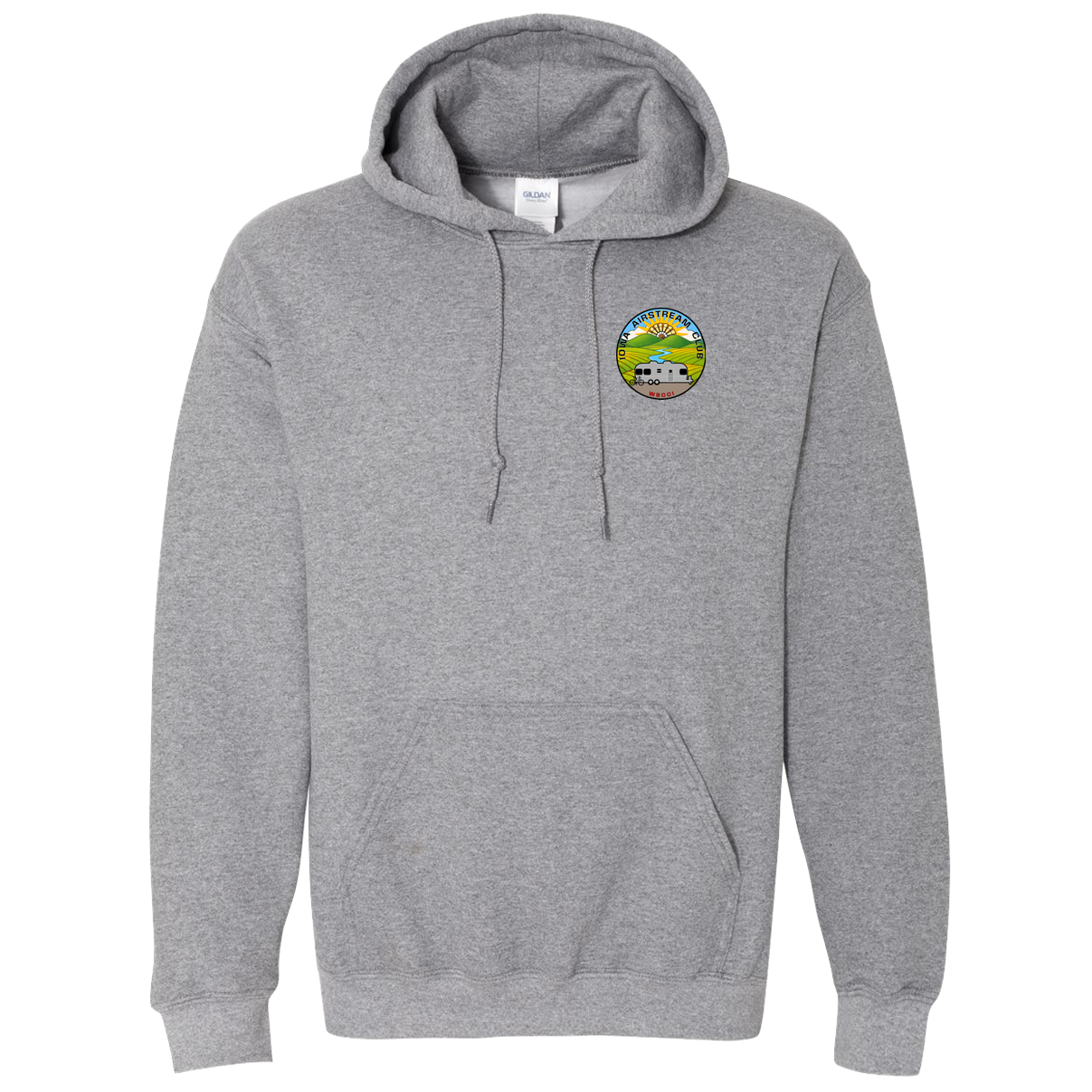 "IOWA AIRSTREAM CLUB" Gildan Unisex Heavy Blend™ Hooded Sweatshirt - 18500