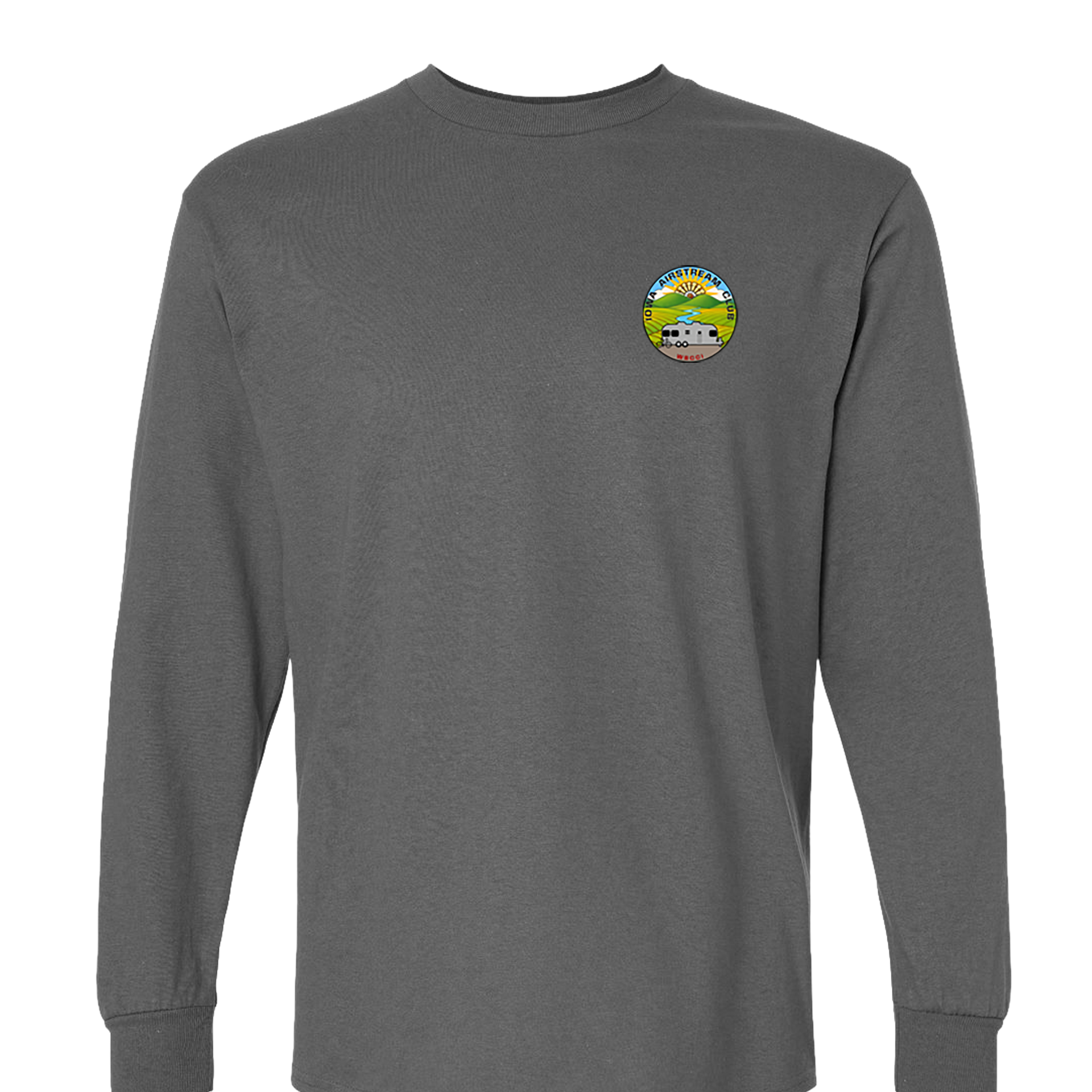 "IOWA AIRSTREAM CLUB" Gildan Unisex Ultra Cotton Long Sleeve T-Shirt - 2400