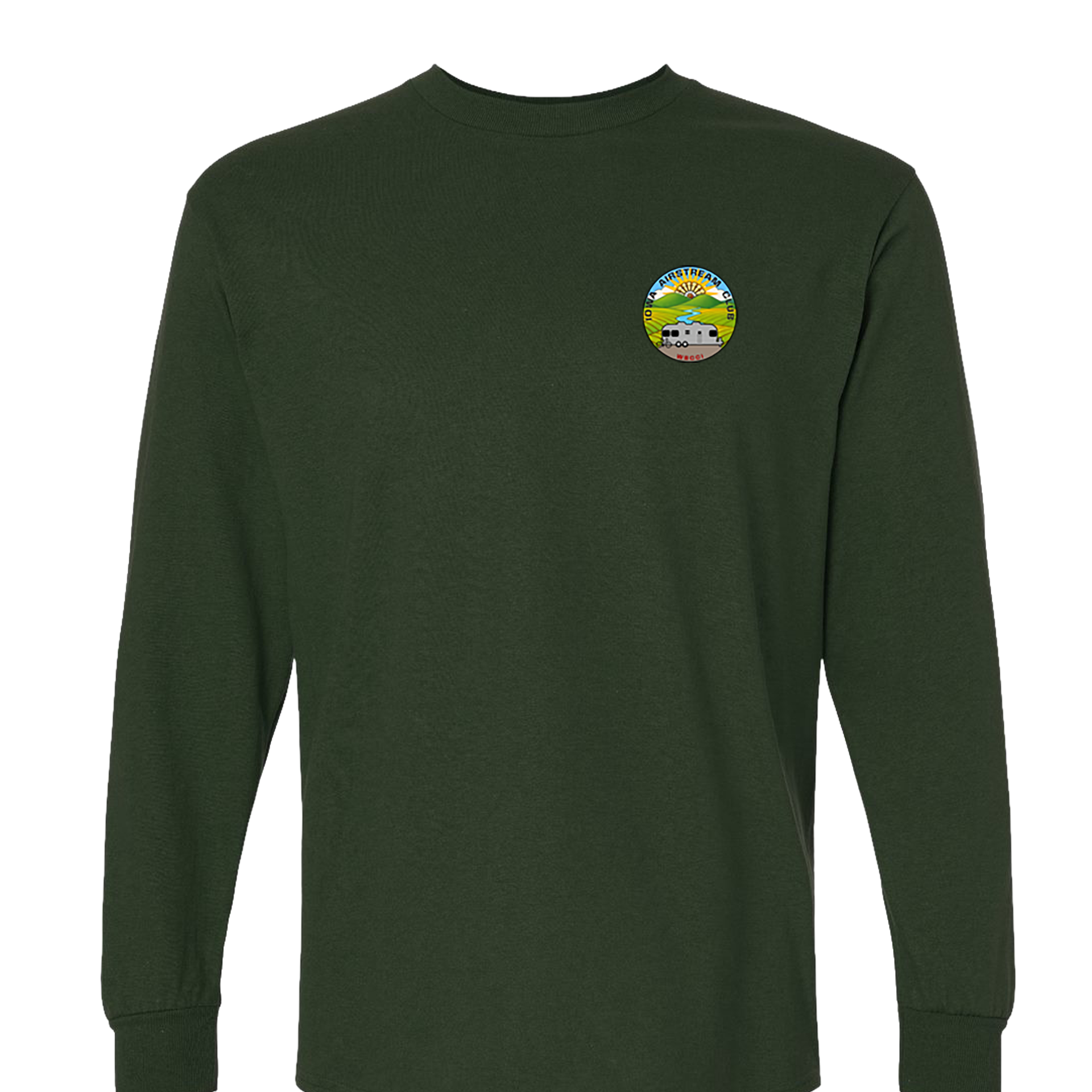 "IOWA AIRSTREAM CLUB" Gildan Unisex Ultra Cotton Long Sleeve T-Shirt - 2400