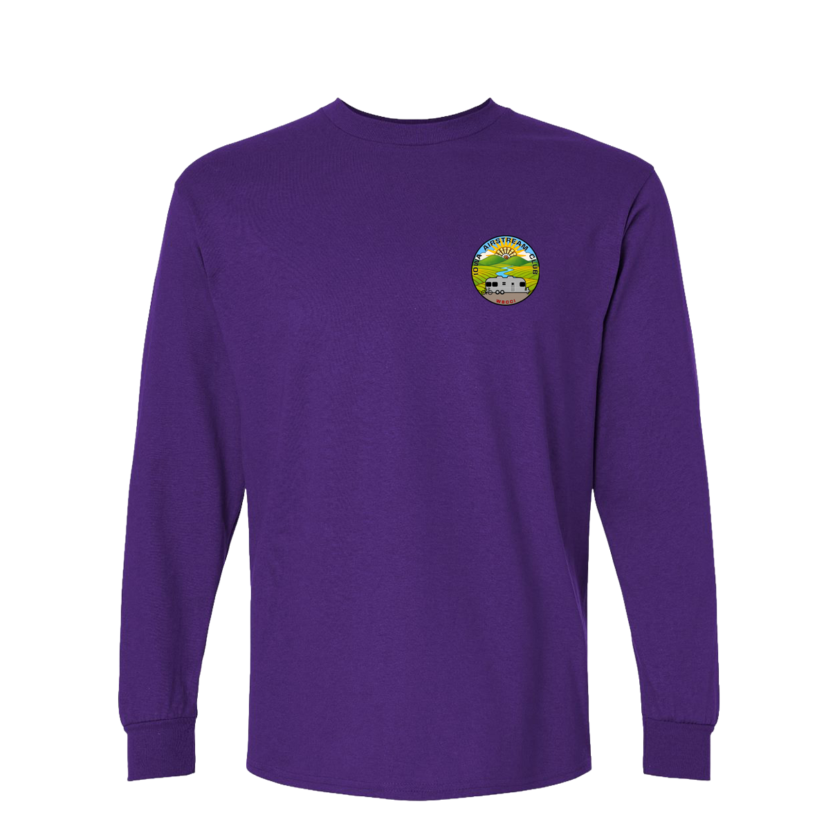 "IOWA AIRSTREAM CLUB" Gildan Unisex Ultra Cotton Long Sleeve T-Shirt - 2400