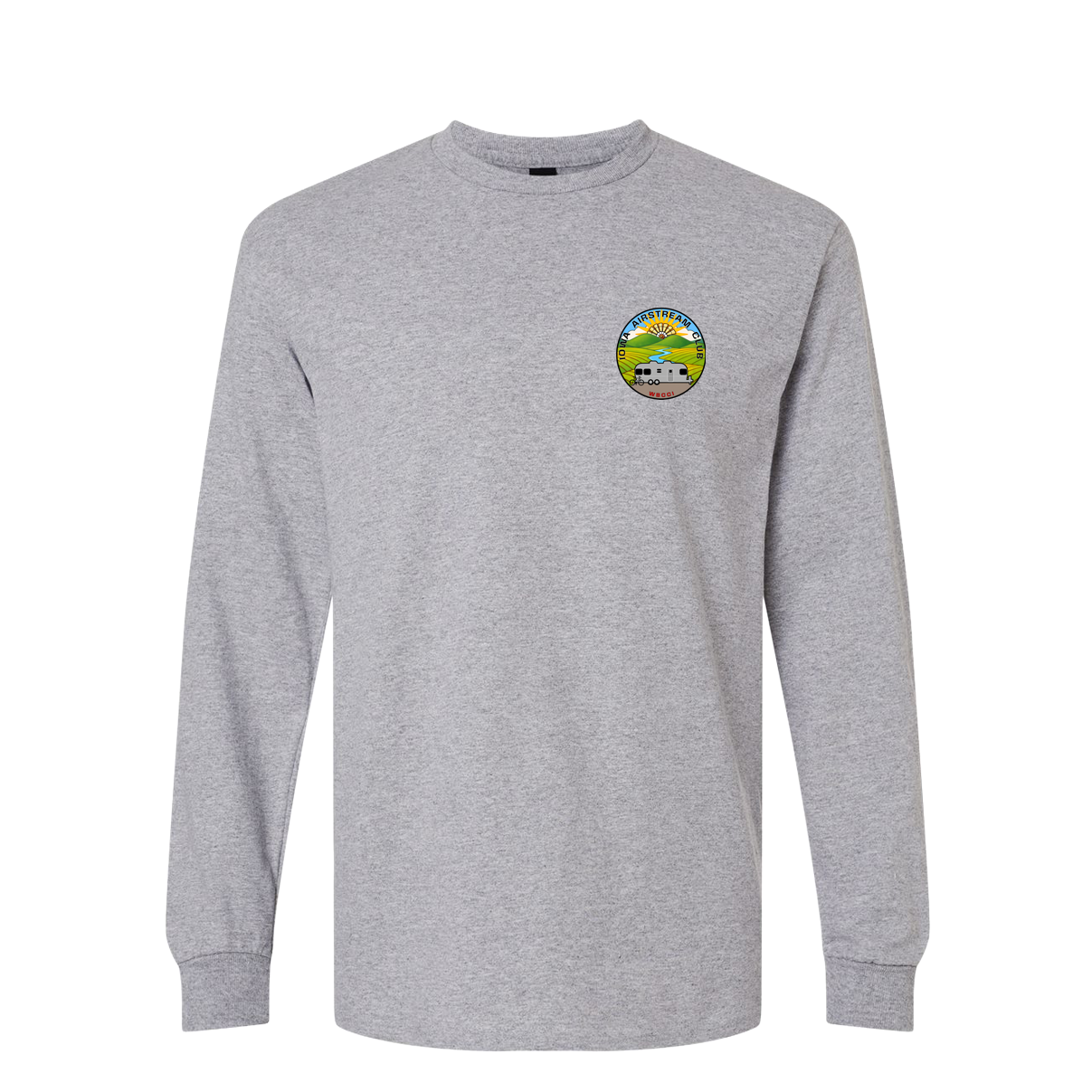 "IOWA AIRSTREAM CLUB" Gildan Unisex Ultra Cotton Long Sleeve T-Shirt - 2400