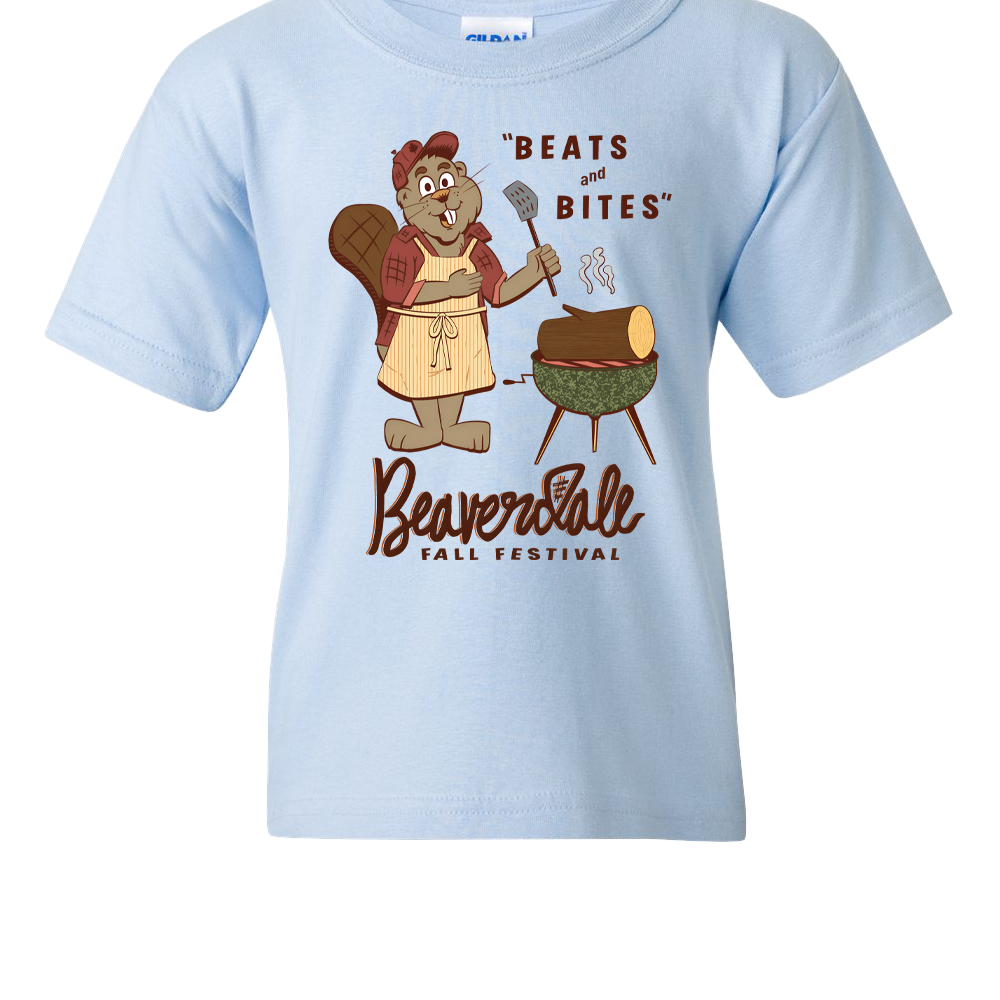 "BEAVERDALE FALL FESTIVAL MAIN LOGO 2026" Gildan Youth Heavy Cotton™ T-Shirt - 5000B