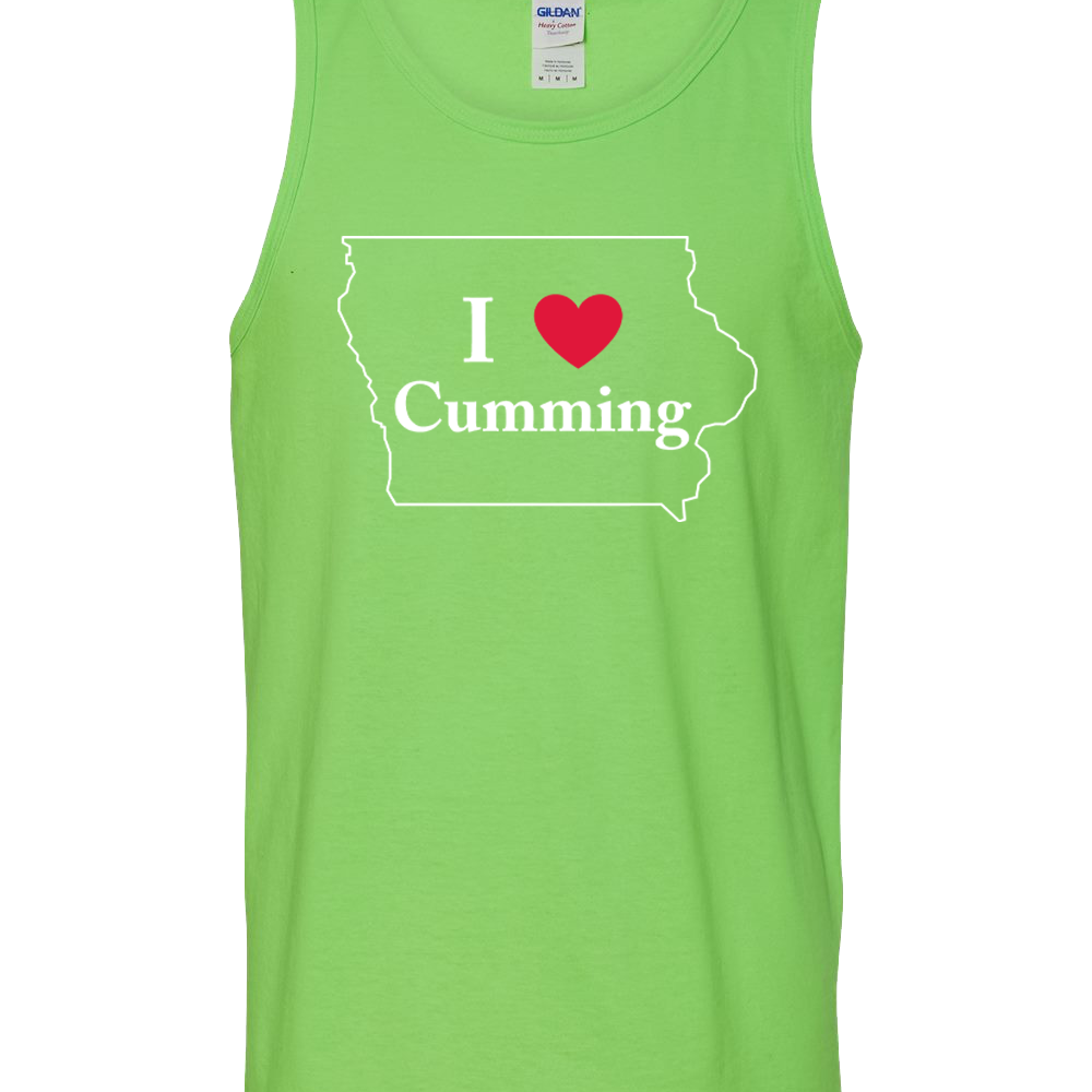 "I LUV CUMMING" Gildan Unisex Heavy Cotton™ Tank Top - 5200