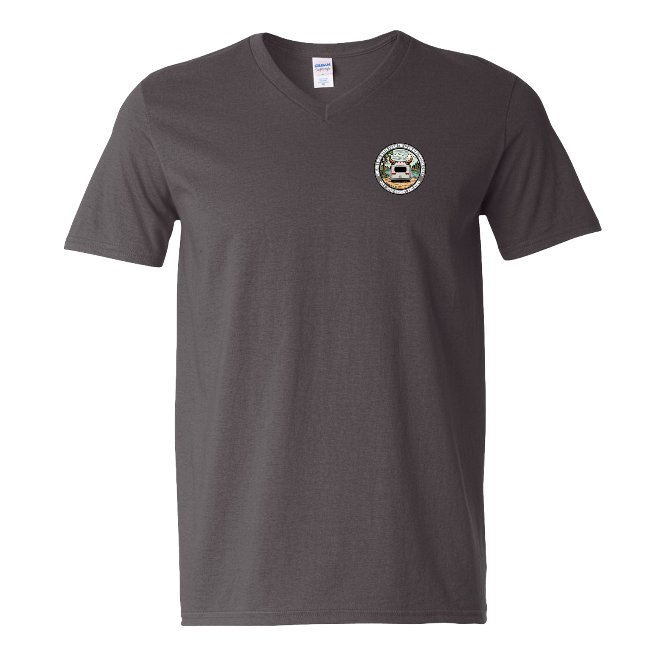 "TRI CLUB AIRSTREAM RALLY" Gildan Unisex Softstyle® V-Neck T-Shirt - 64V00