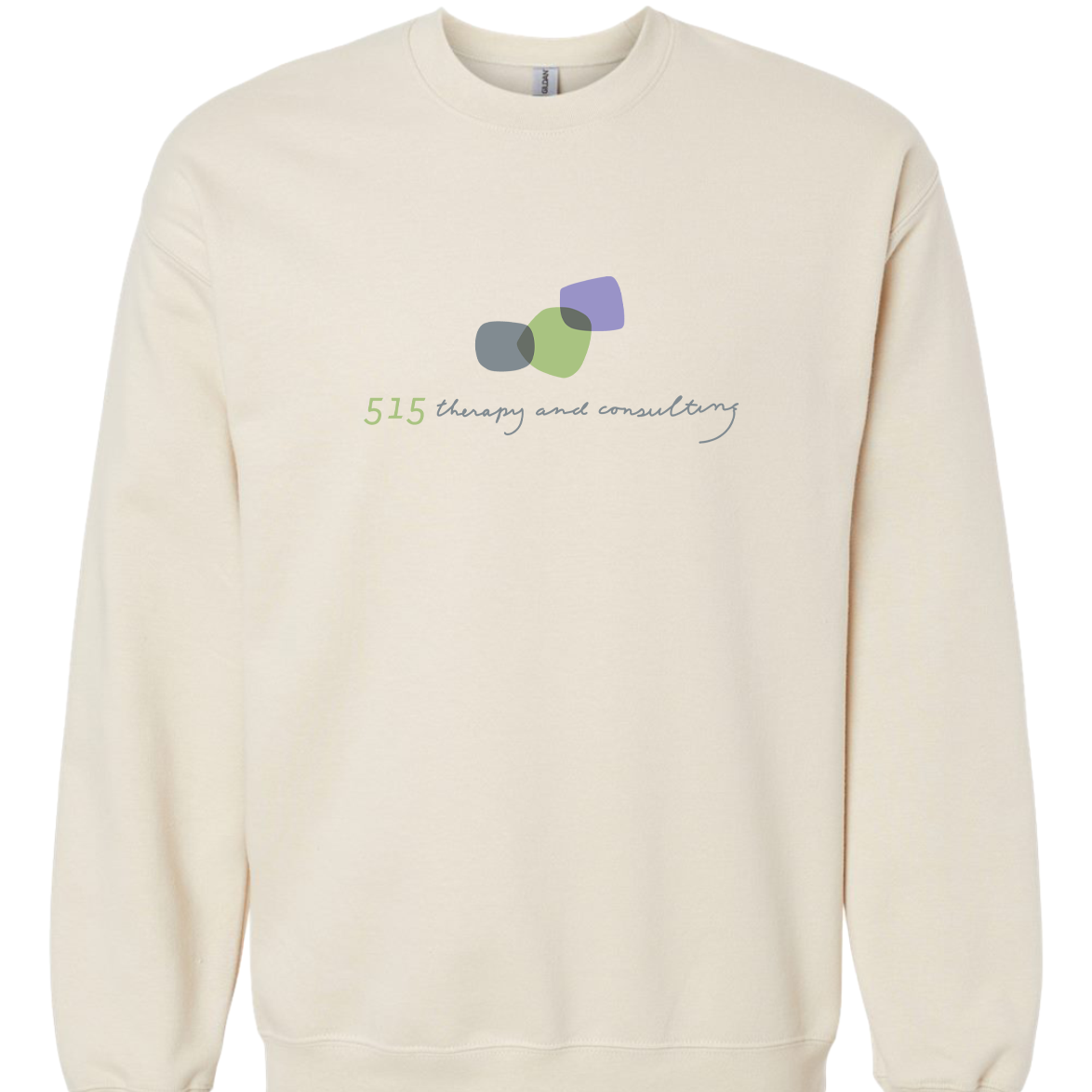 "515 THERAPY AND CONSULTING" Gildan Unisex Softstyle® Midweight Crewneck Sweatshirt - SF000