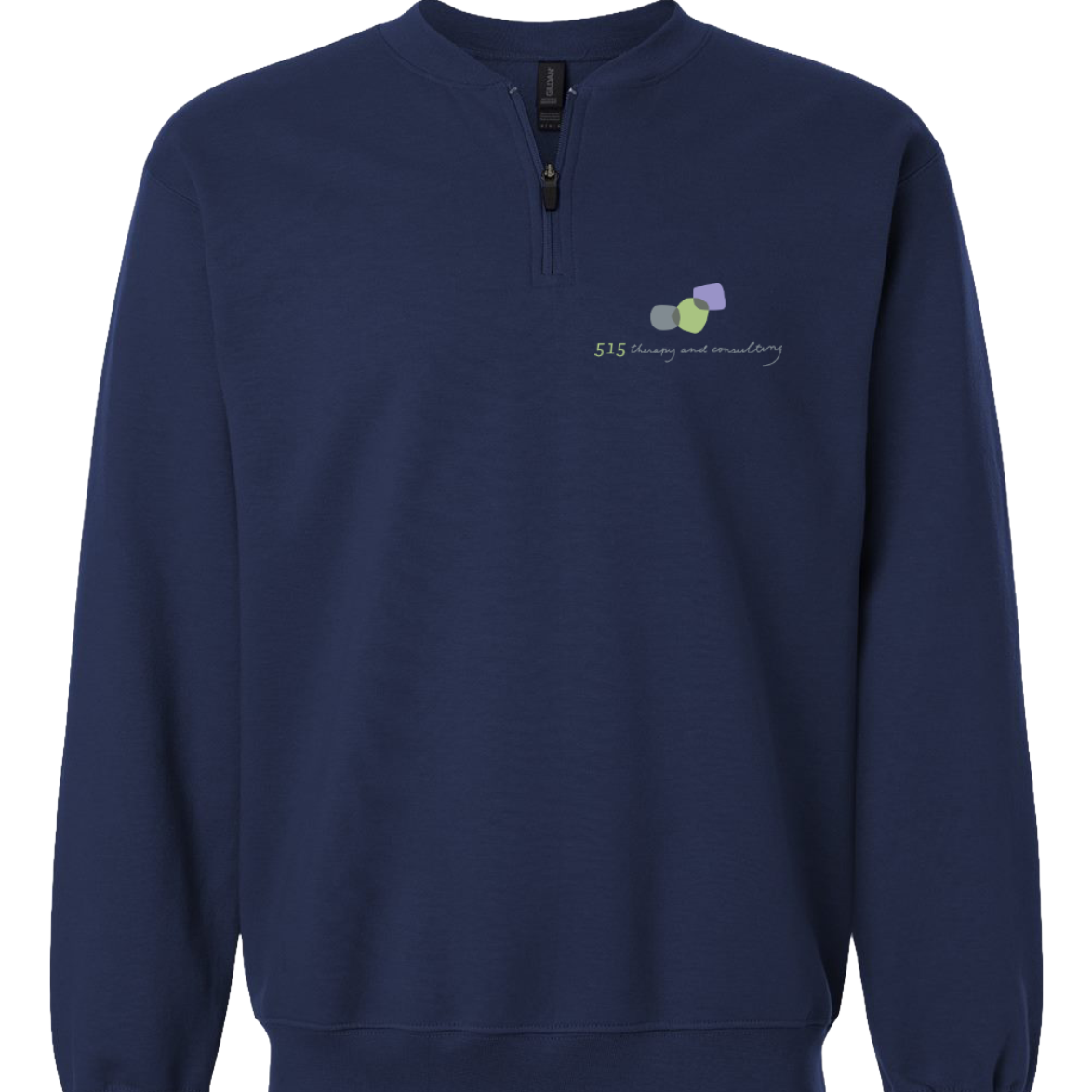 "515 THERAPY AND CONSULTING" Gildan Unisex Softstyle® Midweight Quarter-Zip Sweatshirt - SF008