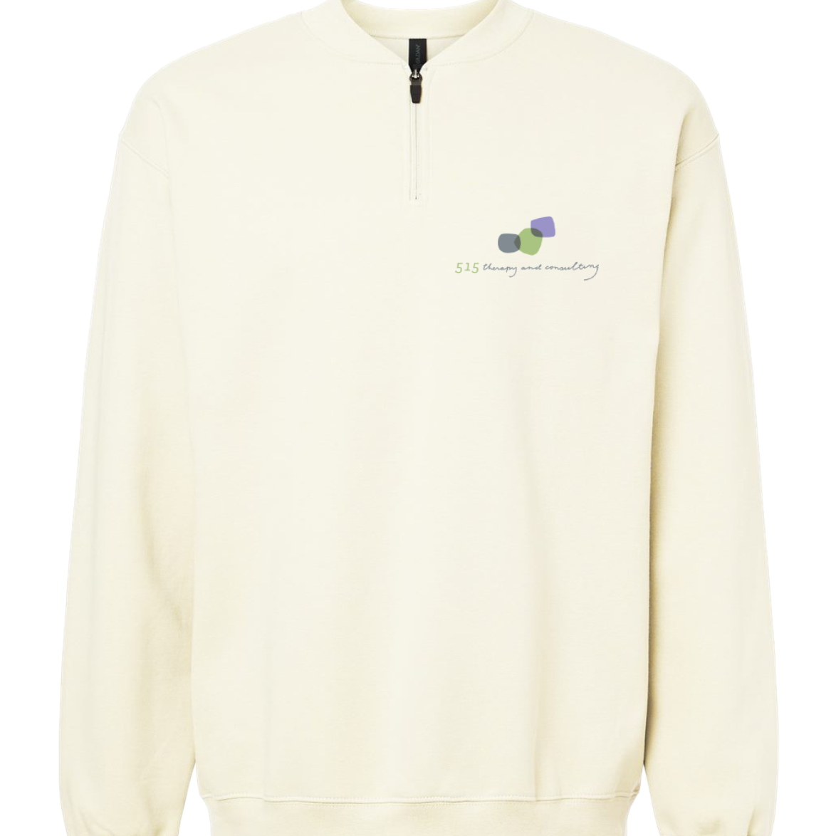 "515 THERAPY AND CONSULTING" Gildan Unisex Softstyle® Midweight Quarter-Zip Sweatshirt - SF008
